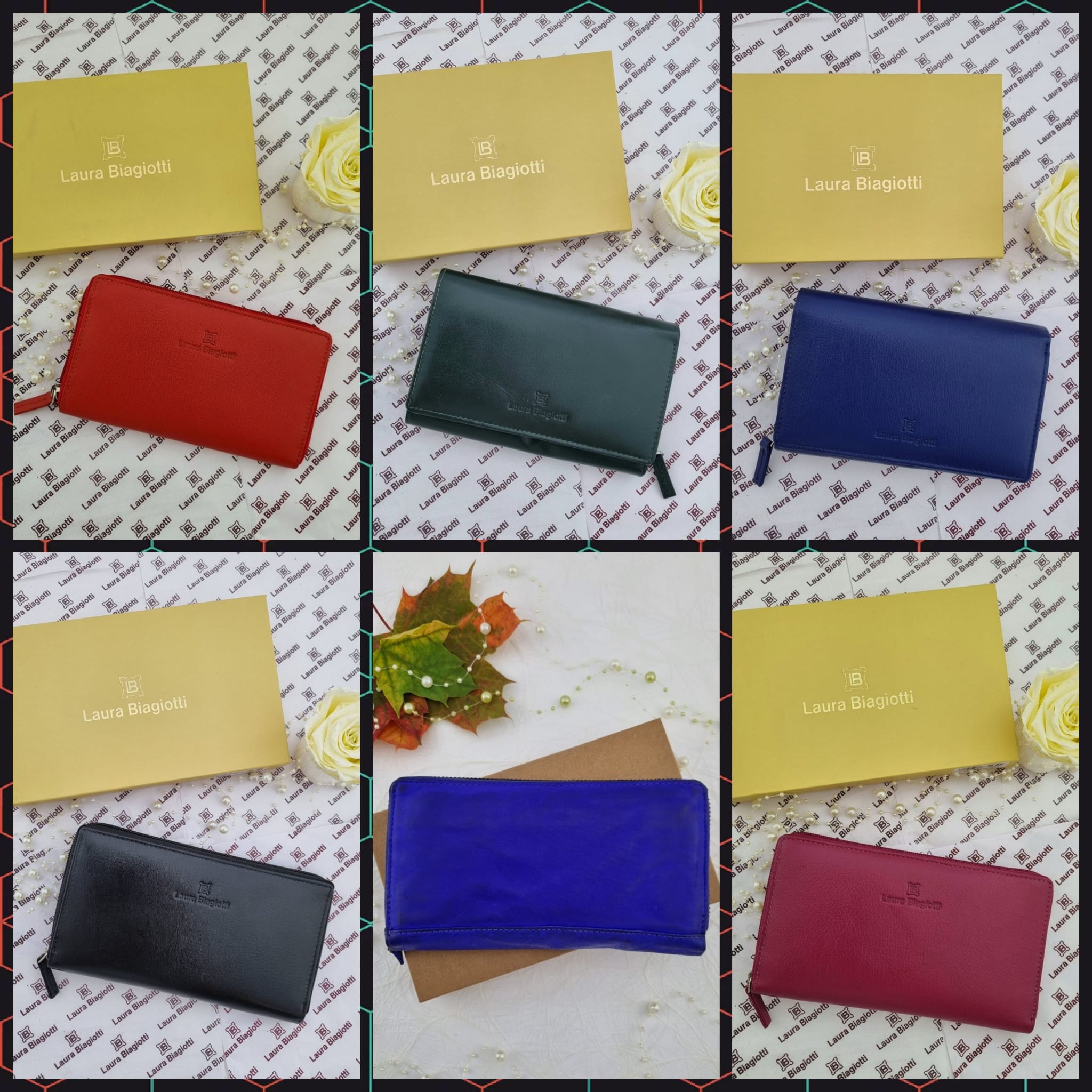 Women's leather wallets 