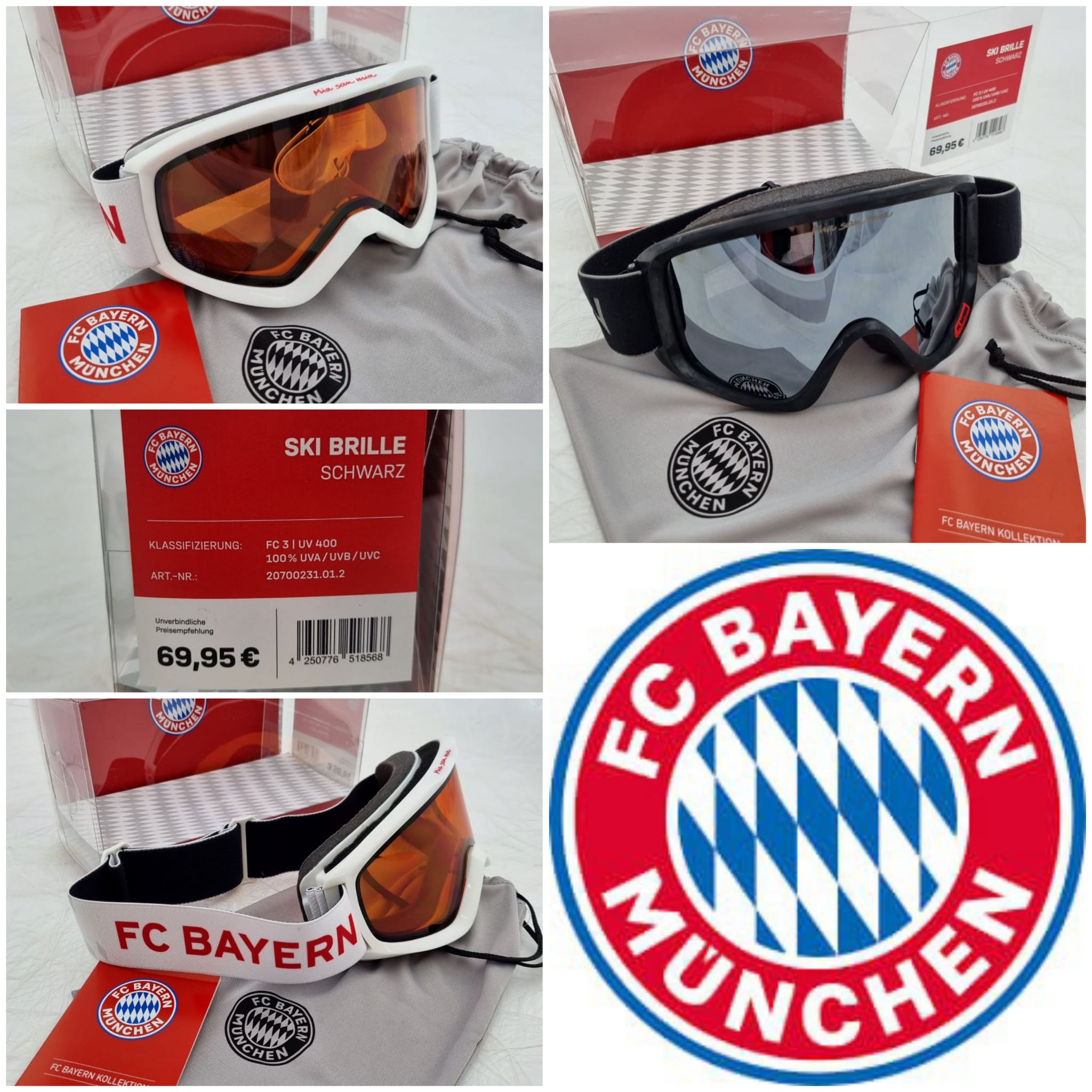 Лыжные очки от FC Bayern München