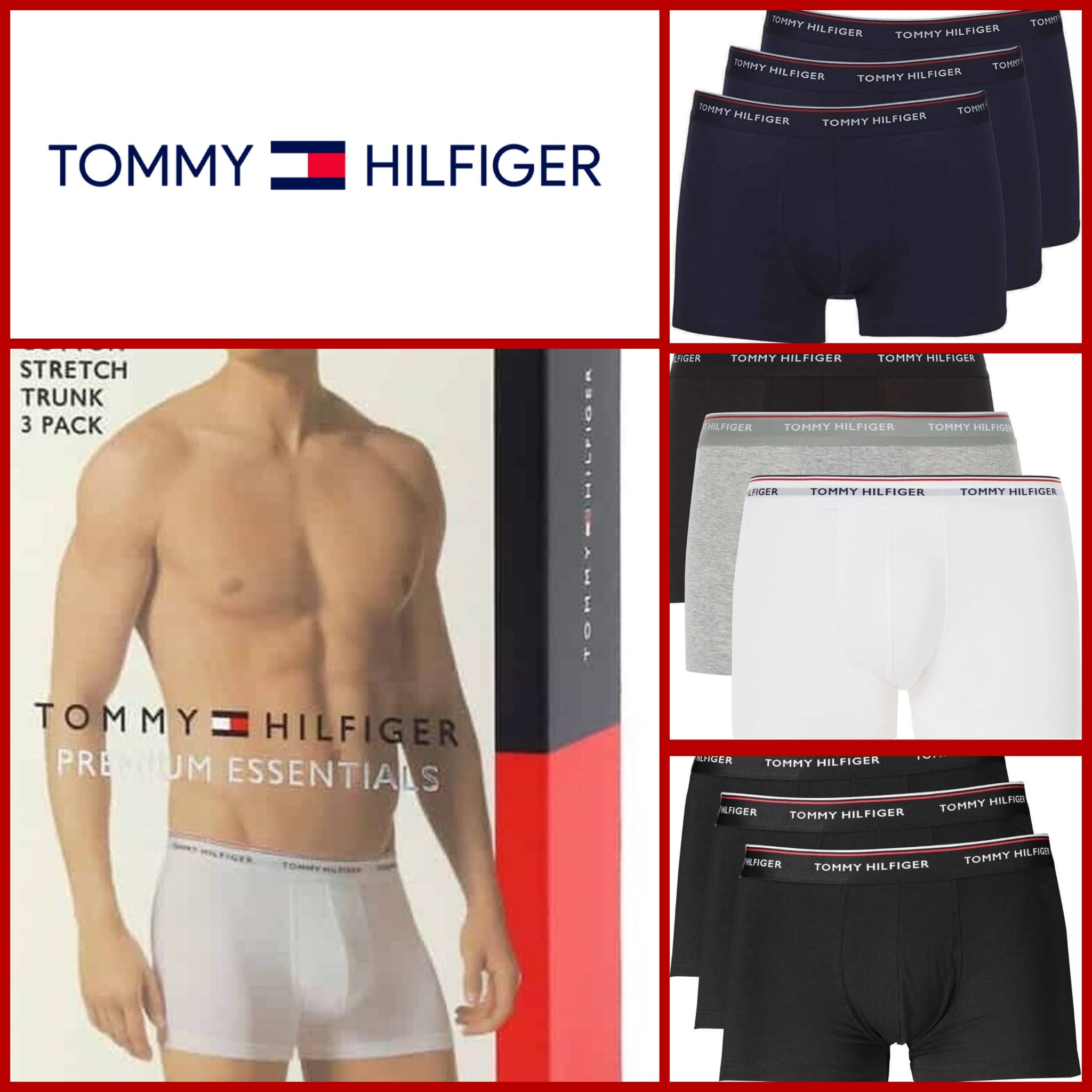 070099 Мужские боксеры Tommy Hilfiger
