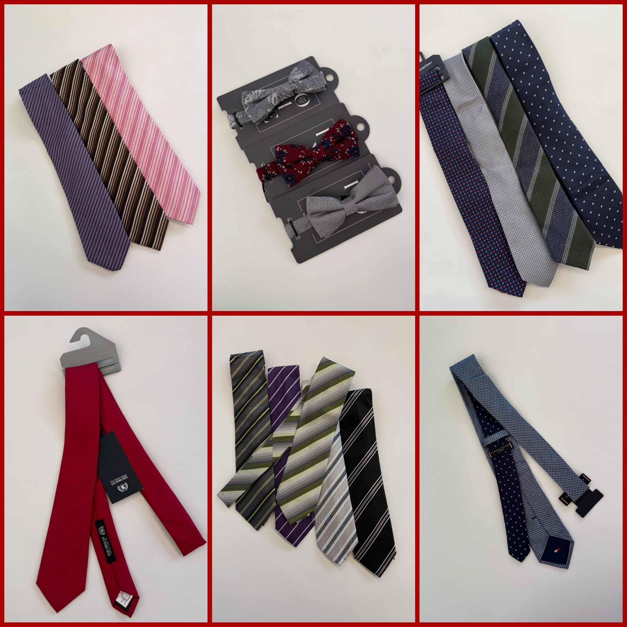 080092 Микс галстуков и бабочек