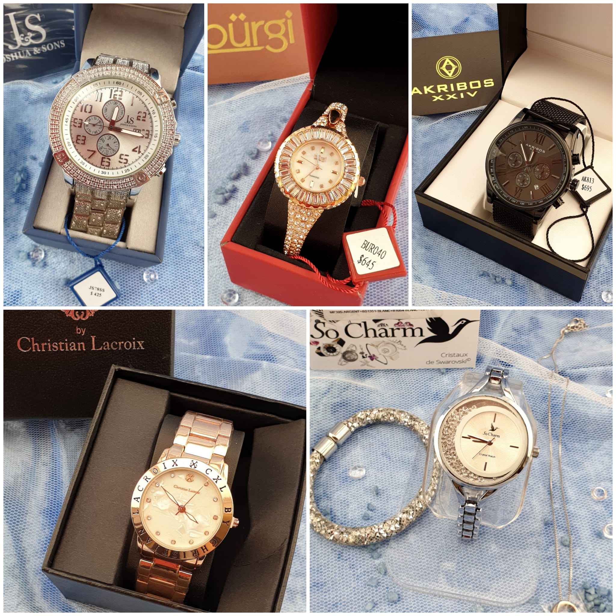 Wristwatches brand mix