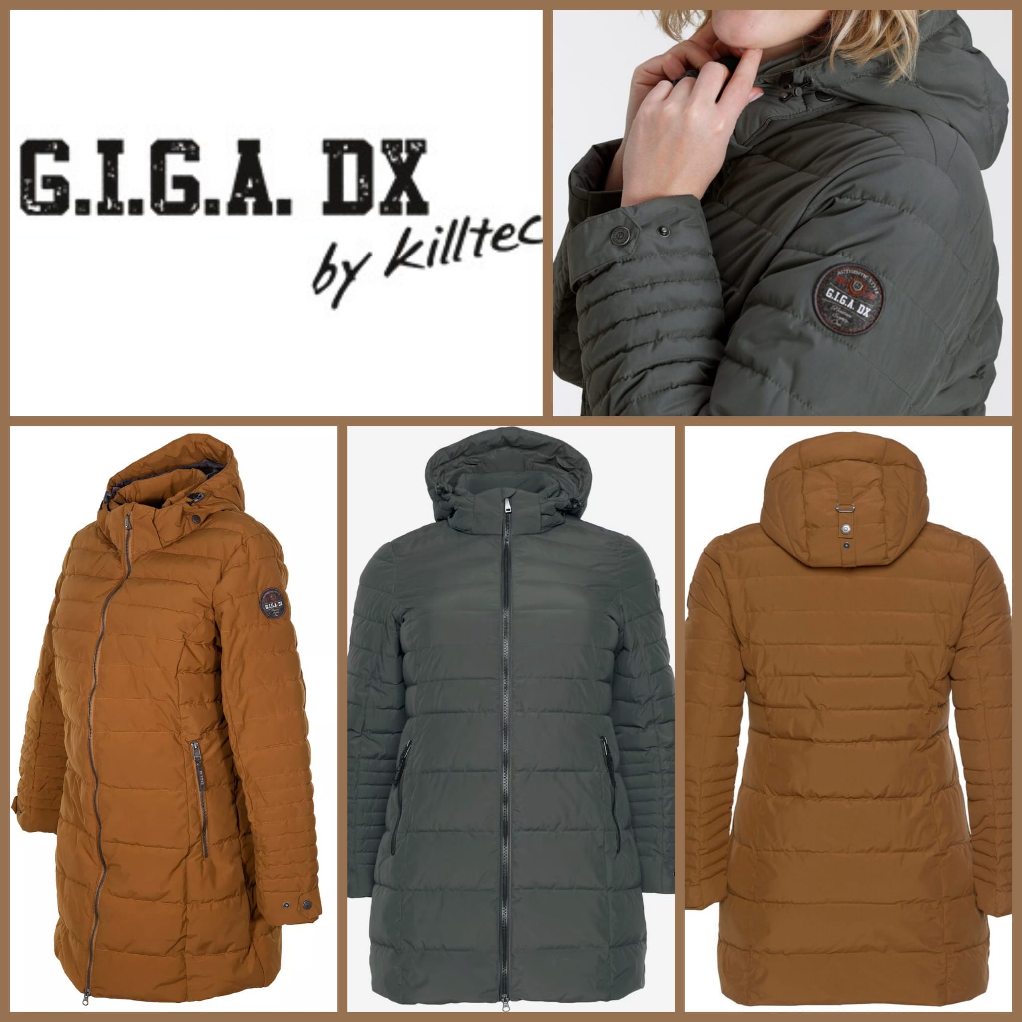 050163 Women’s long plus size jacket G.I.G.A. DX by Killtec