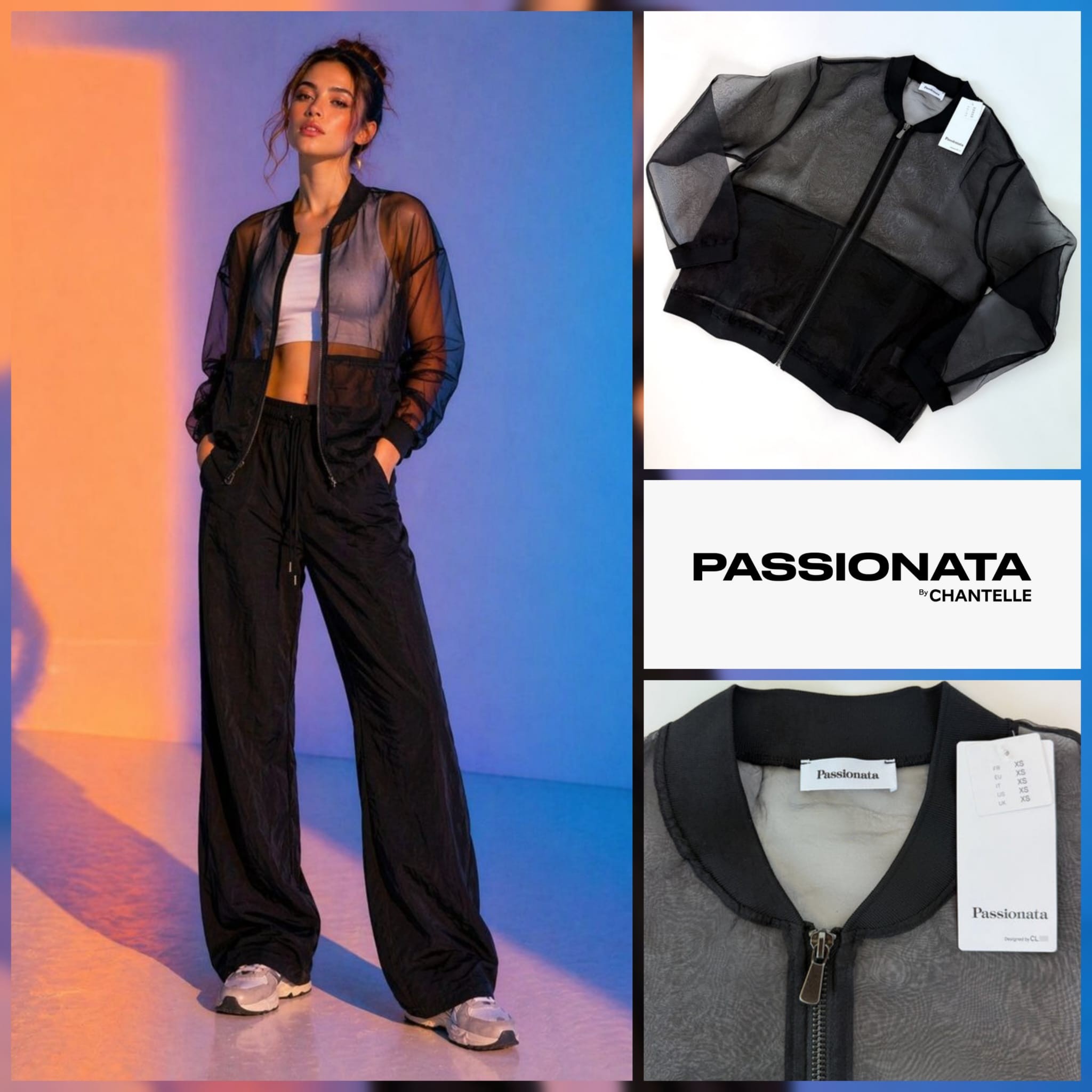 020282 Bomber transparent femme Passionata