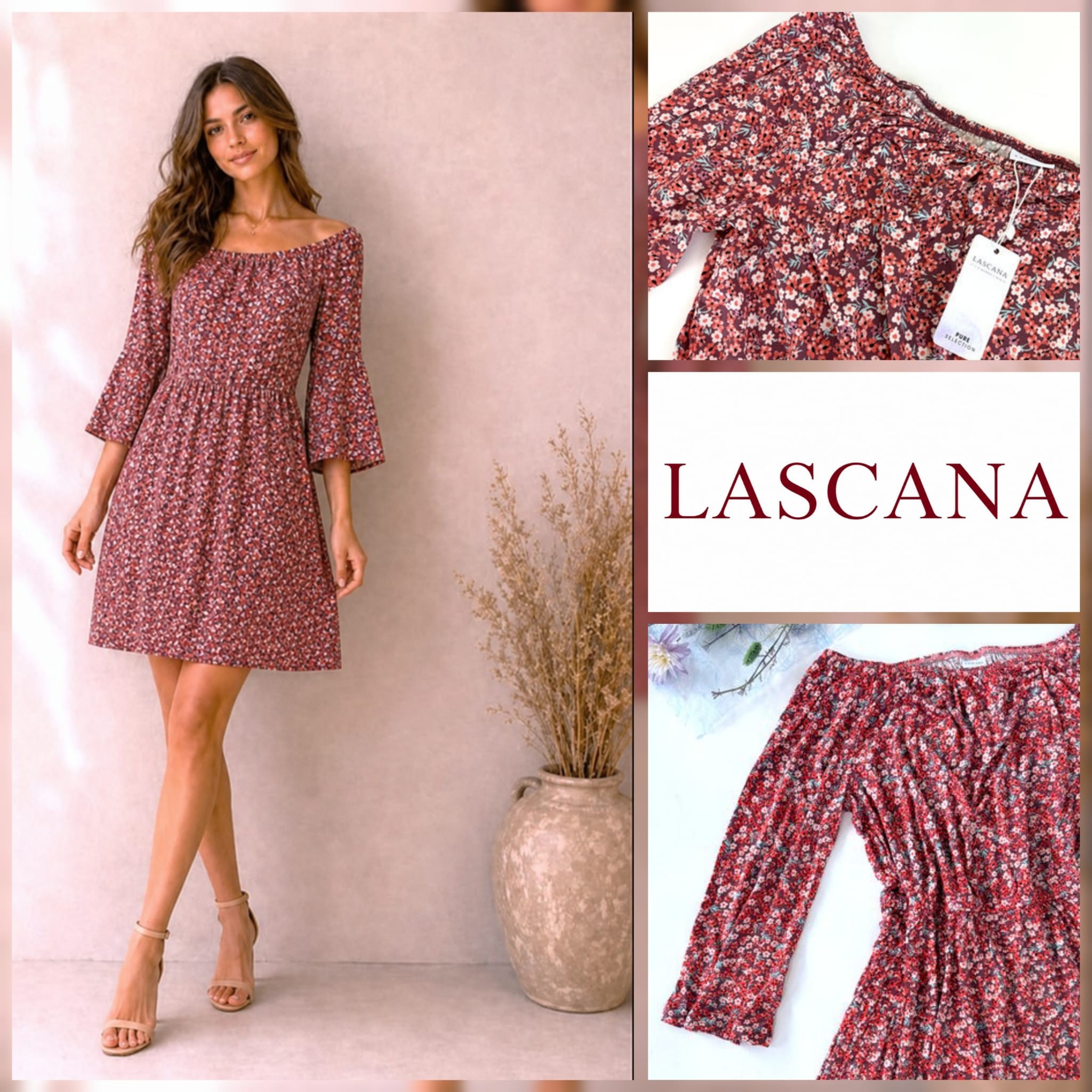 020283 Robe femme Lascana