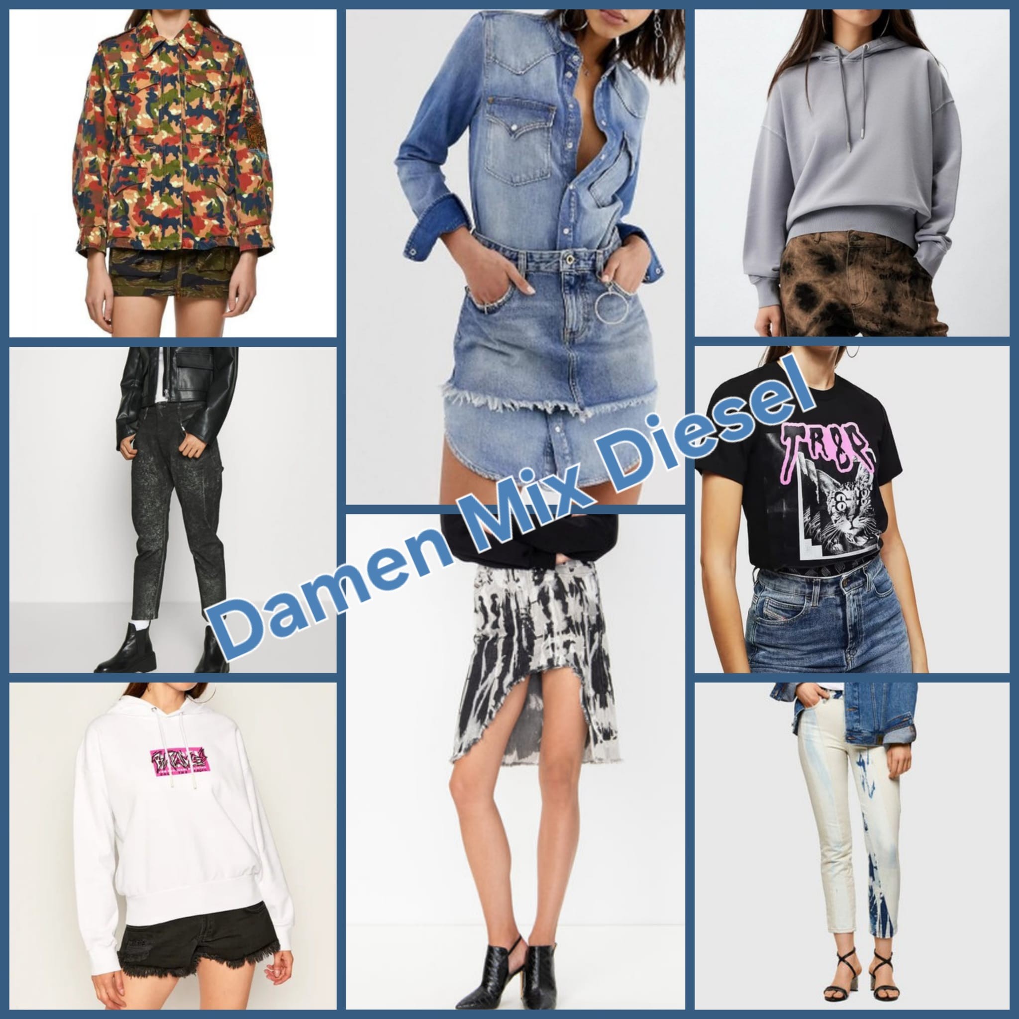 020286 Mix de vêtements femme Diesel