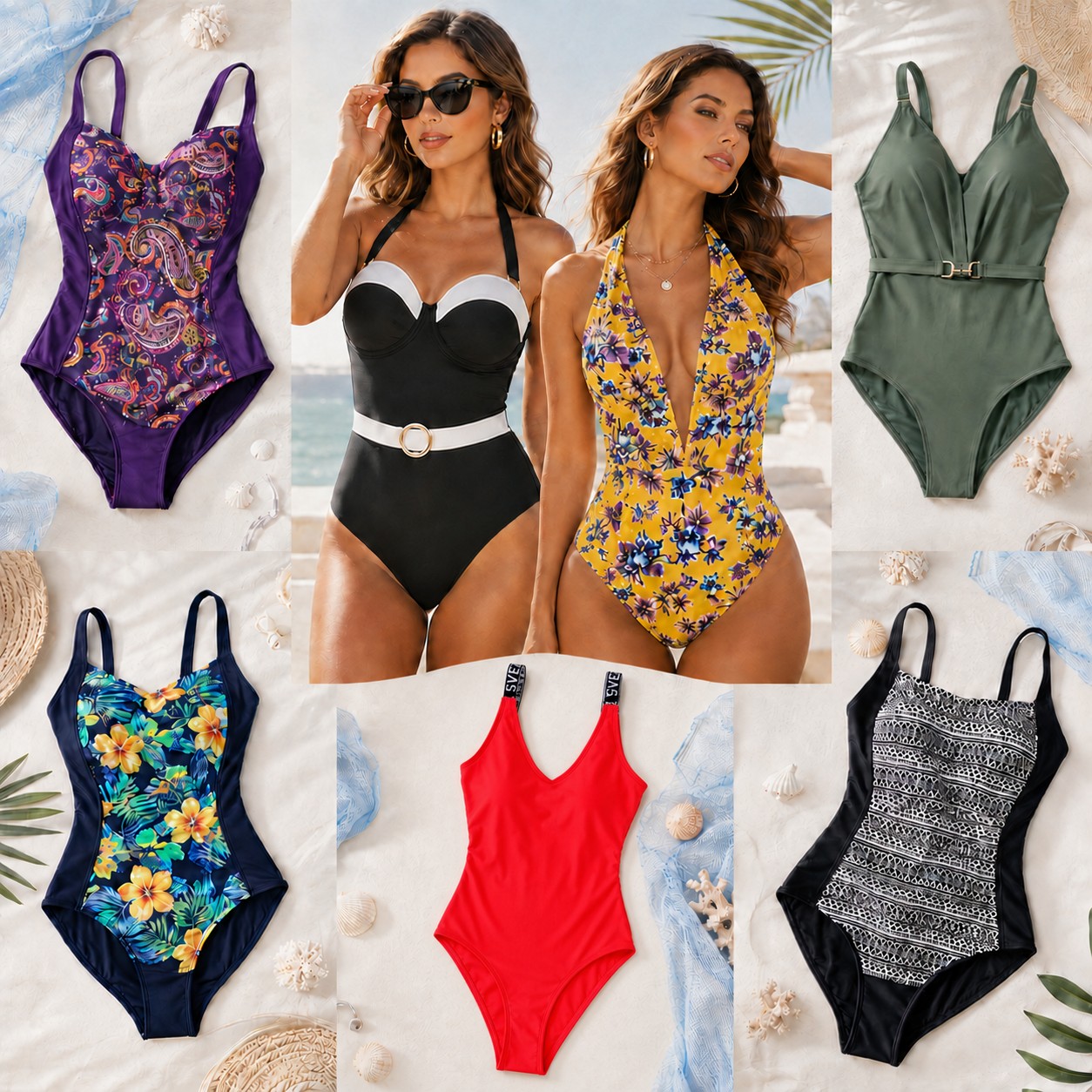 070036 One-Piece Swimsuits Mix