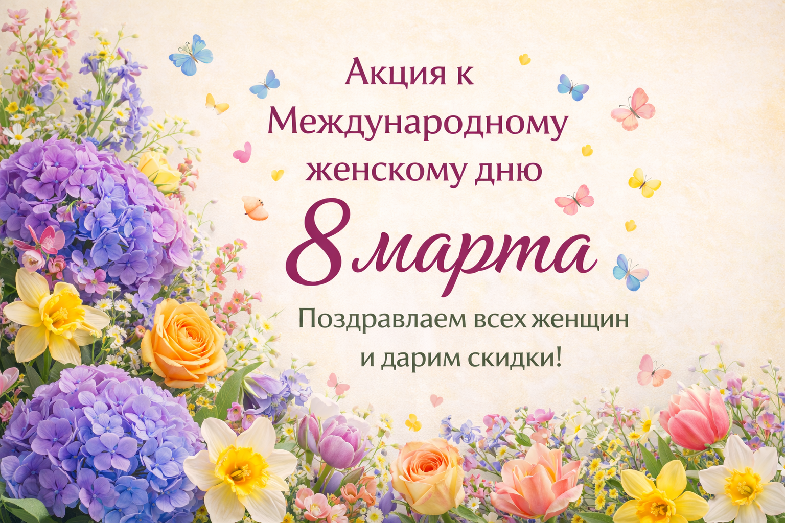 Дорогие женщины, уважаемые партнеры!