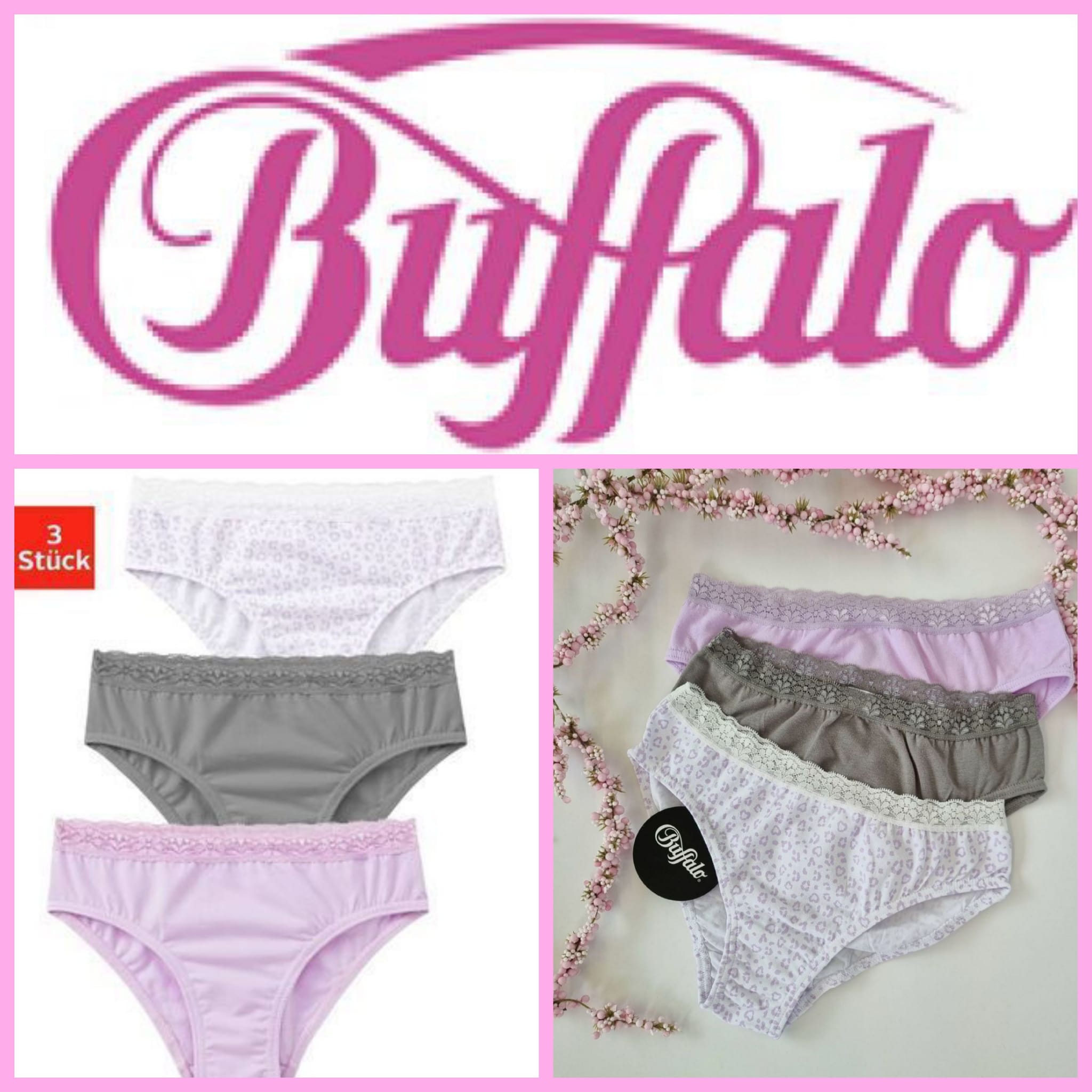 Buffalo teen panties for girls 