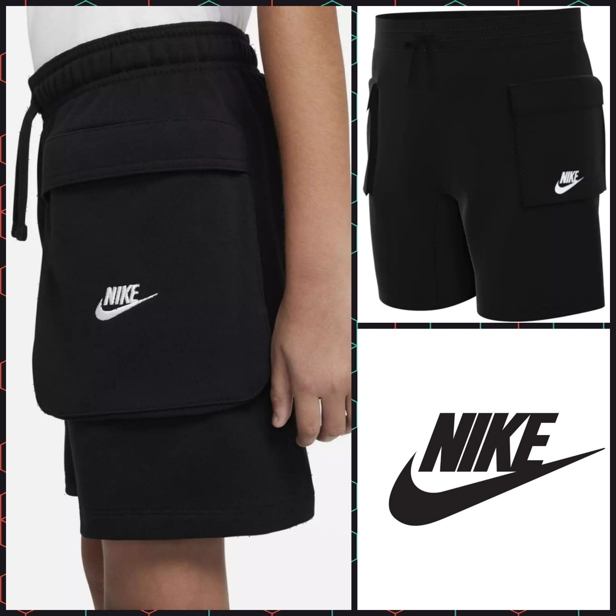 Подростковые спортивные шорты от Nike