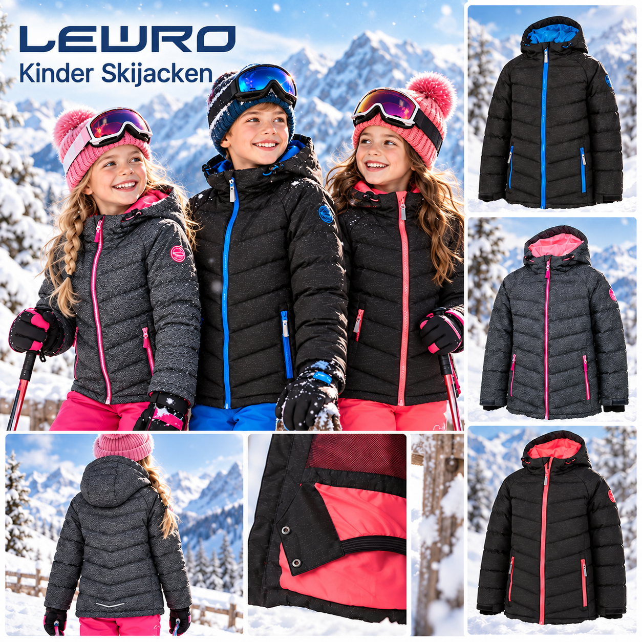 050157 Veste de ski enfant Lewro