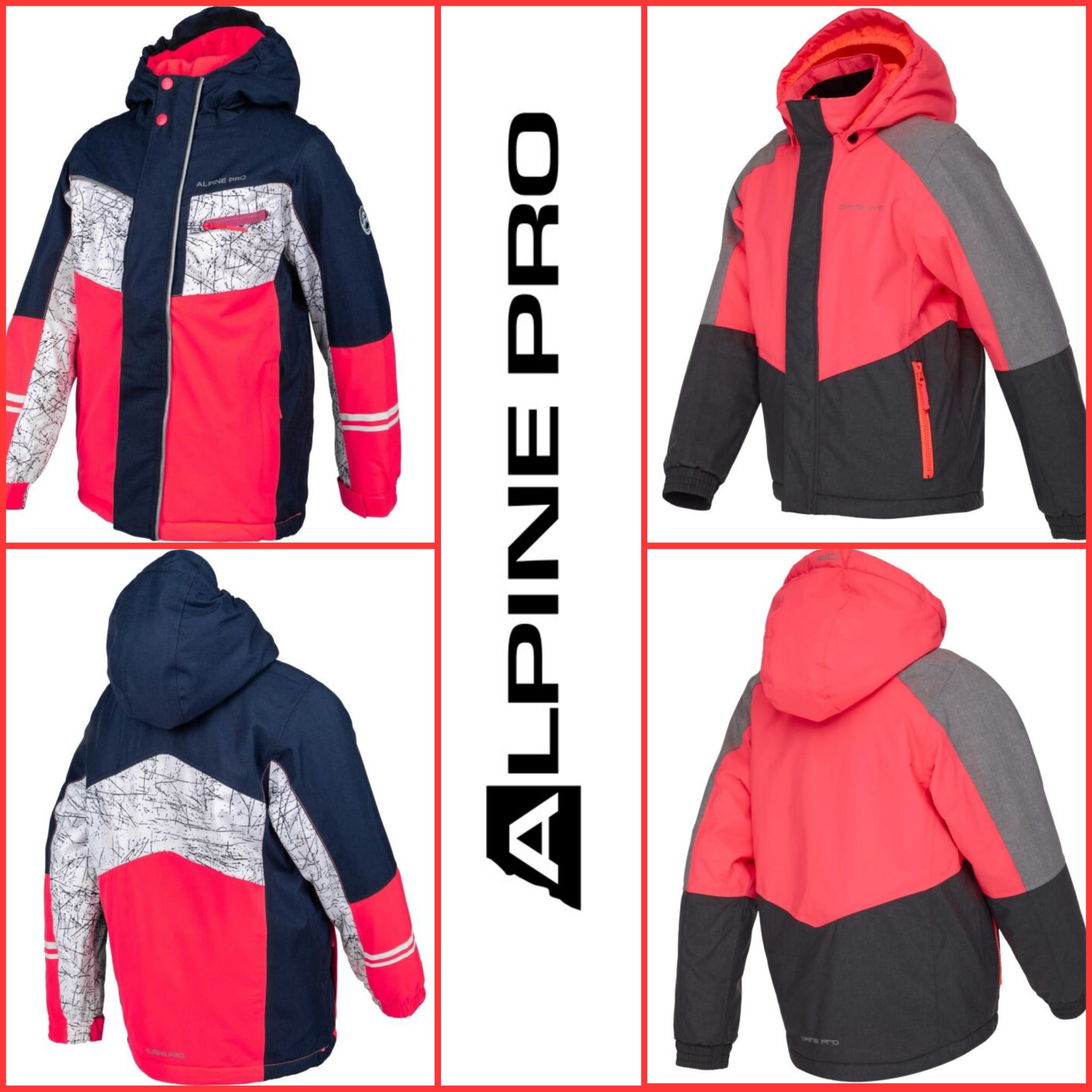 050169 Лыжные куртки для девочек и девушек Alpine Pro 