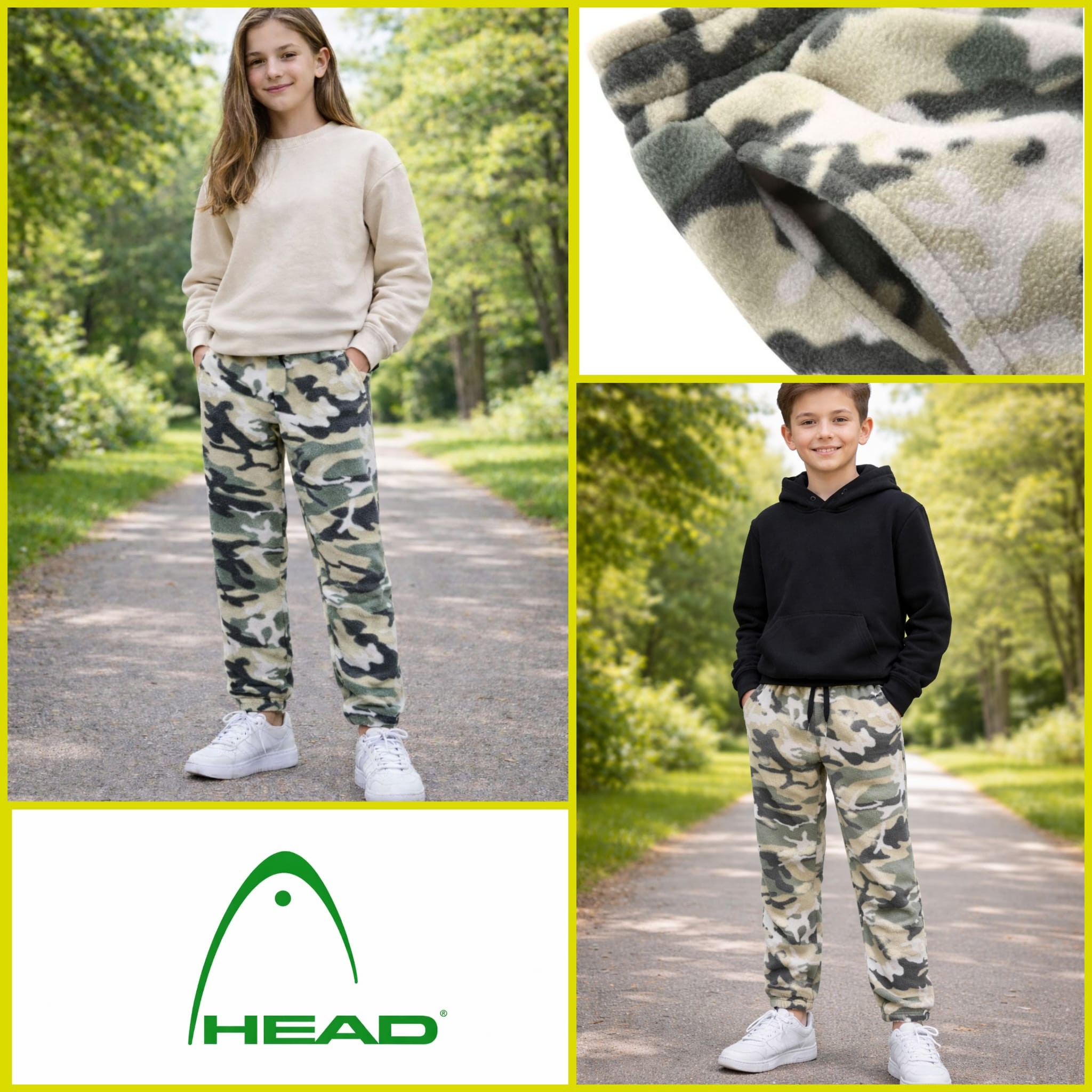 040075 Fleece Pants for Kids by Head