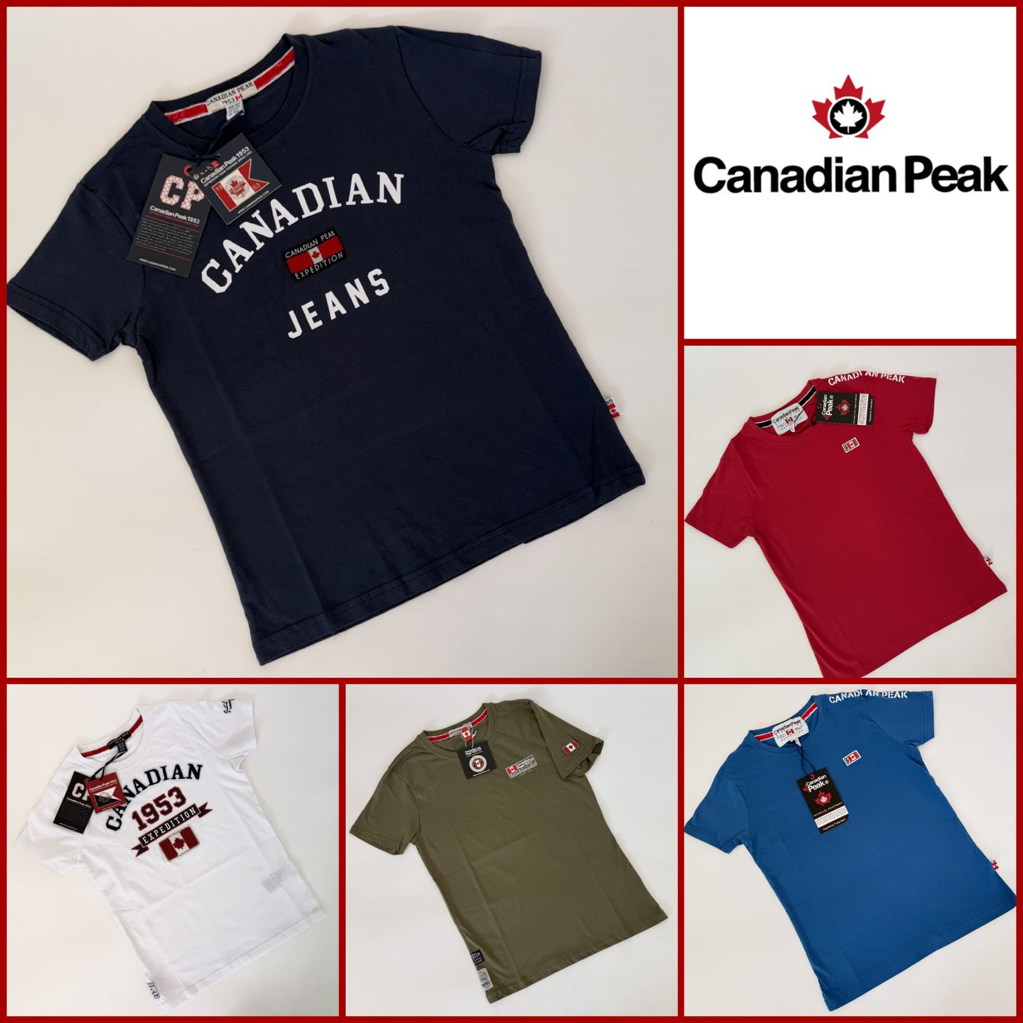 040079 T-Shirt Mix für Kinder Canadian Peak