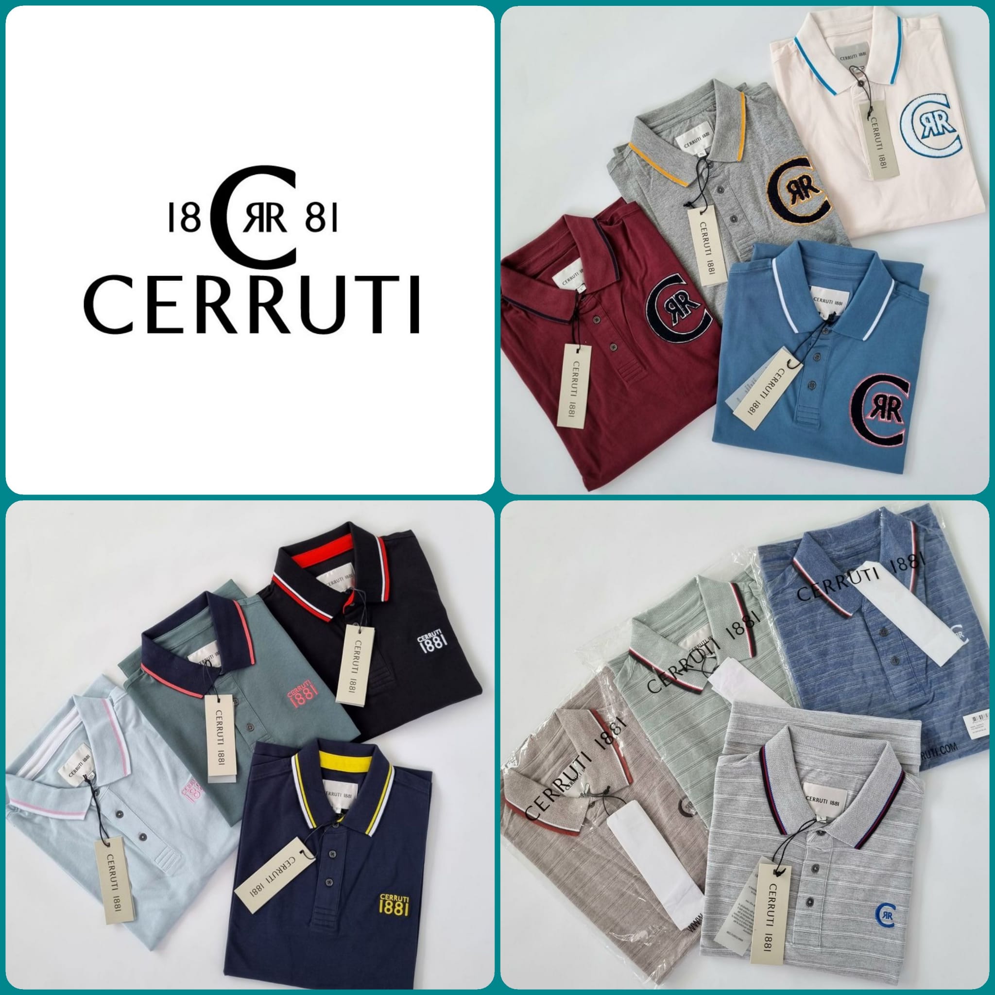 010028 Men's Cerruti 1881 Polo Shirts