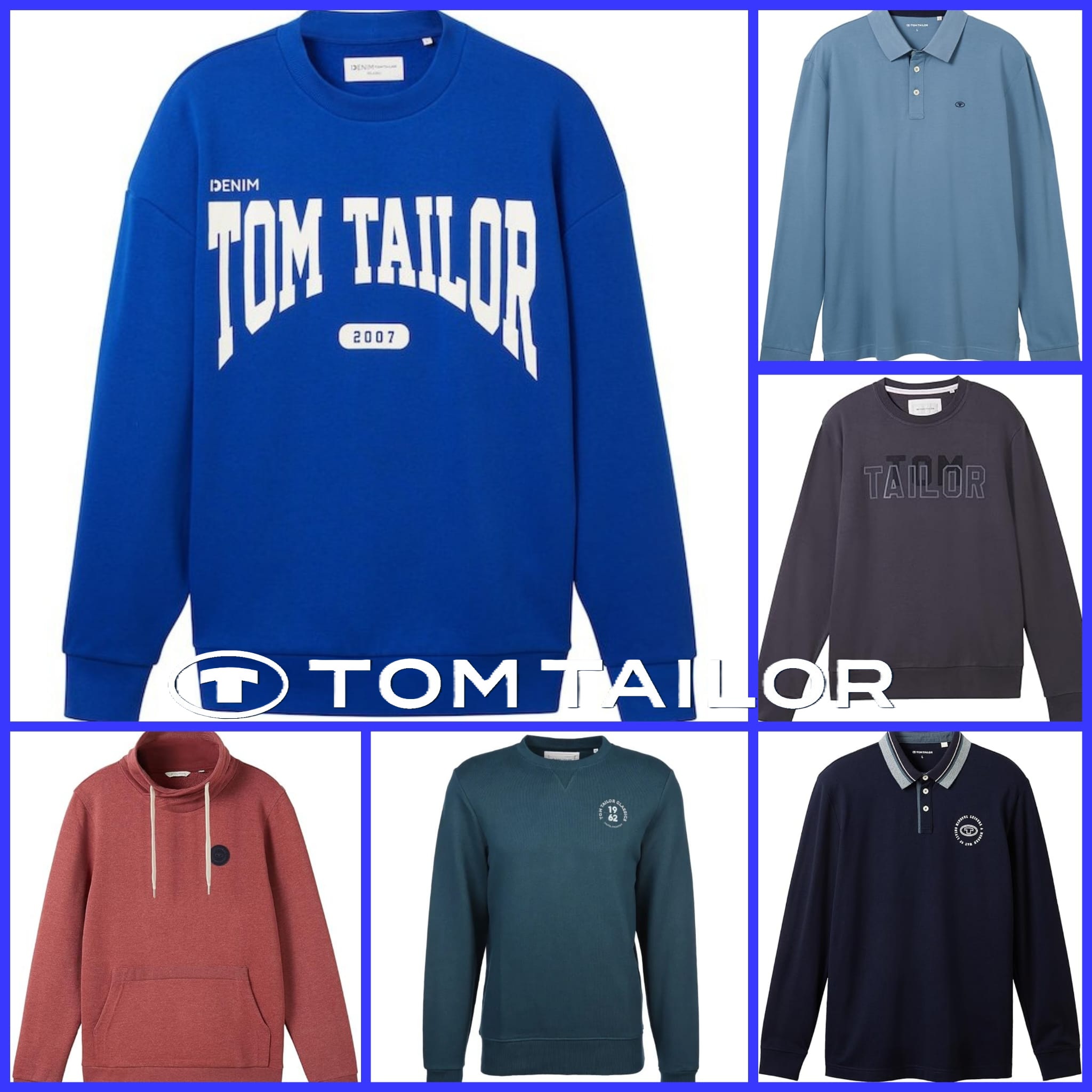 010096 Мужской микс одежды от Tom Tailor