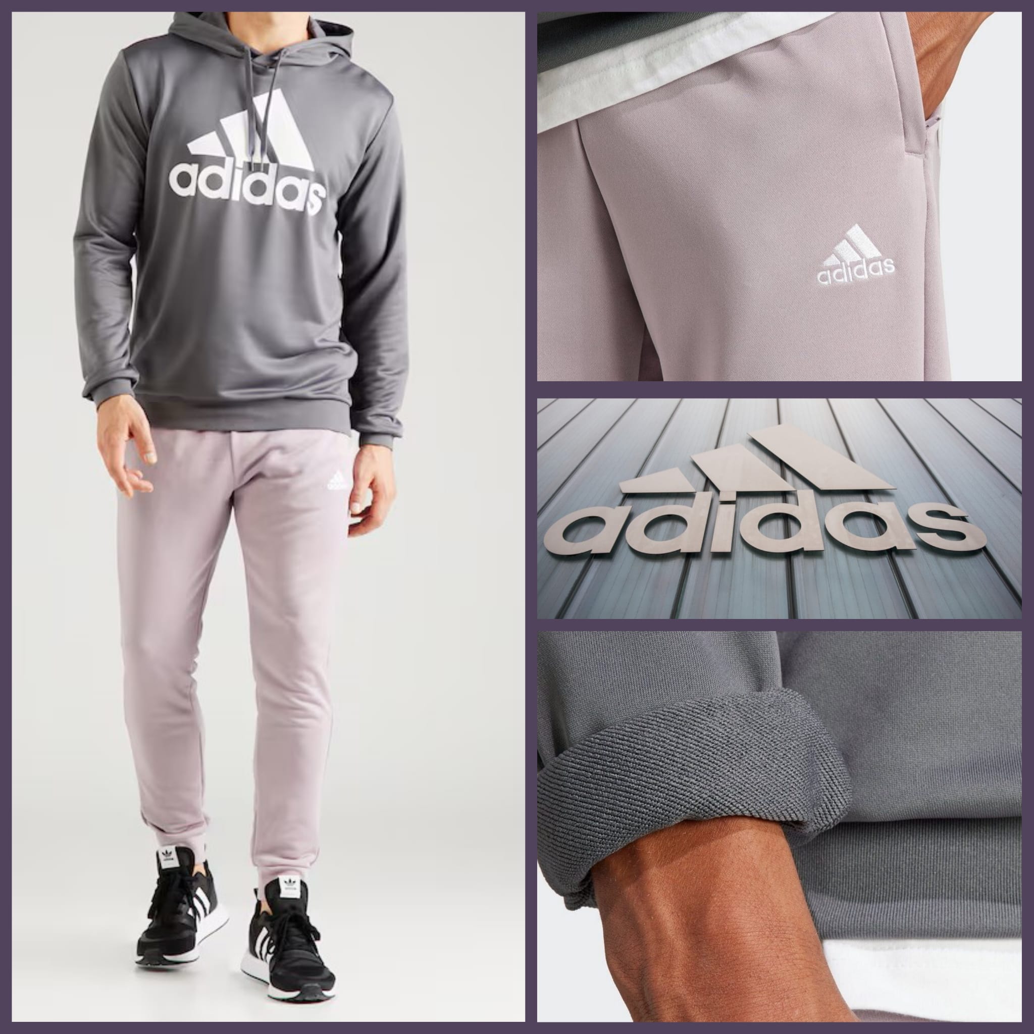 010098 Мужские спортивные костюмы Adidas