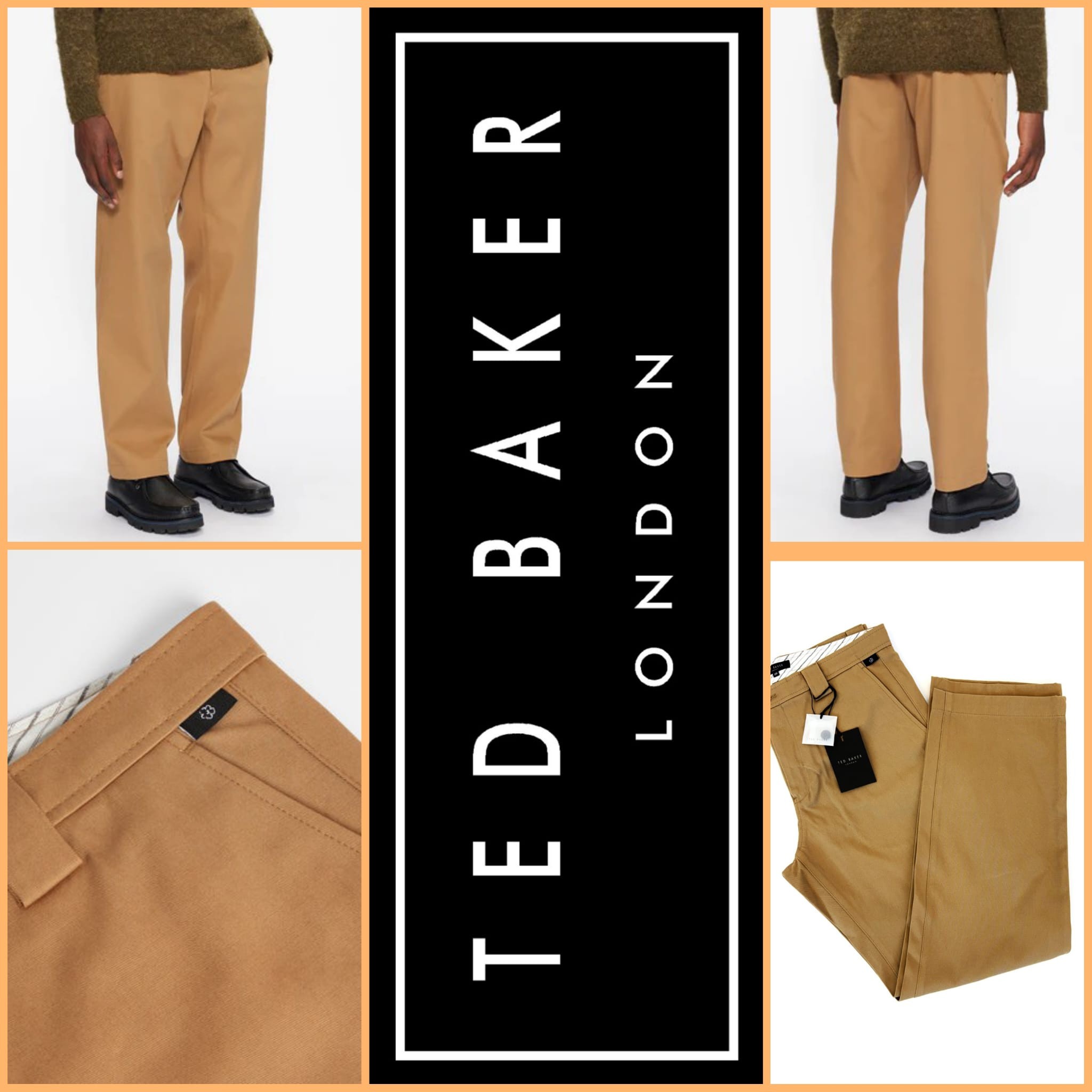010100 Men’s Chino Trousers by Ted Baker