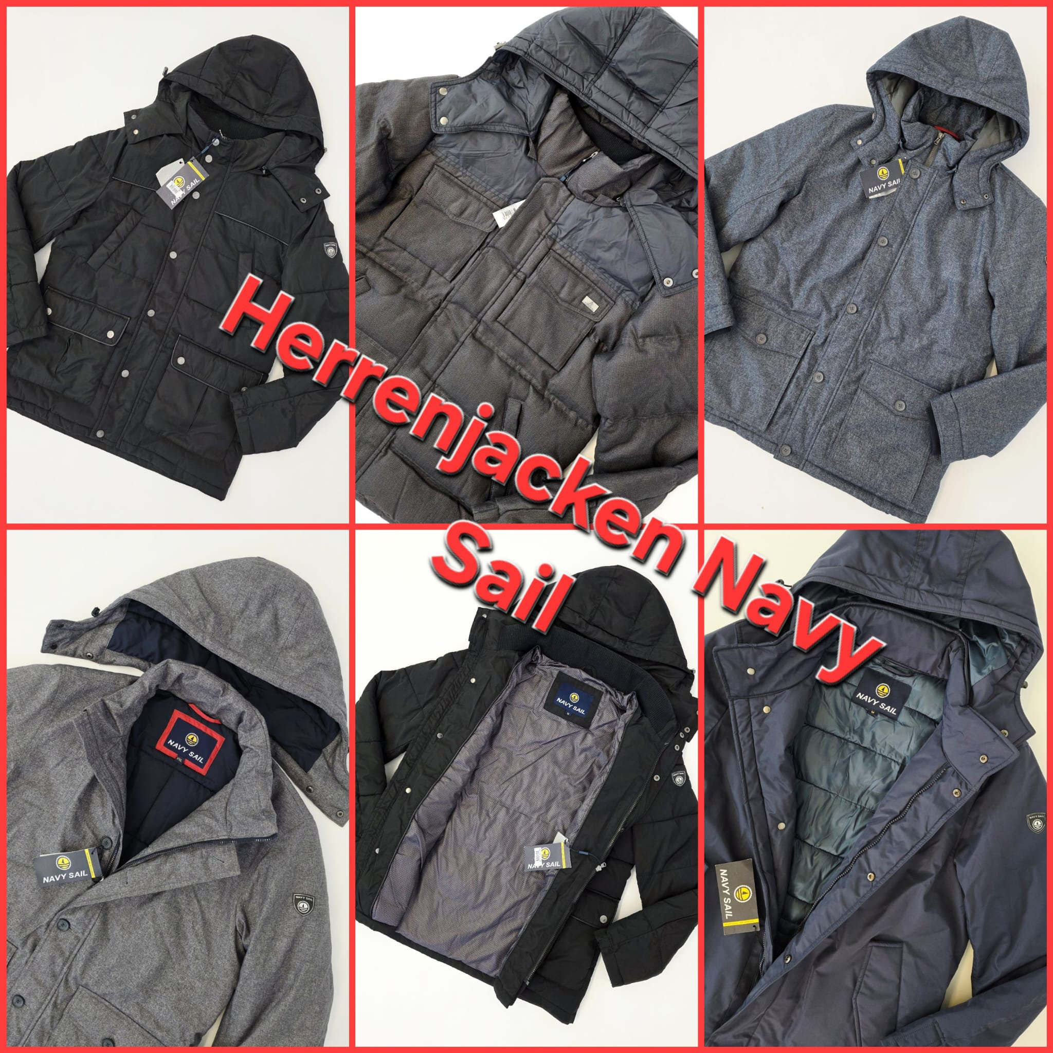 050180 Men’s Jackets Navy Sail