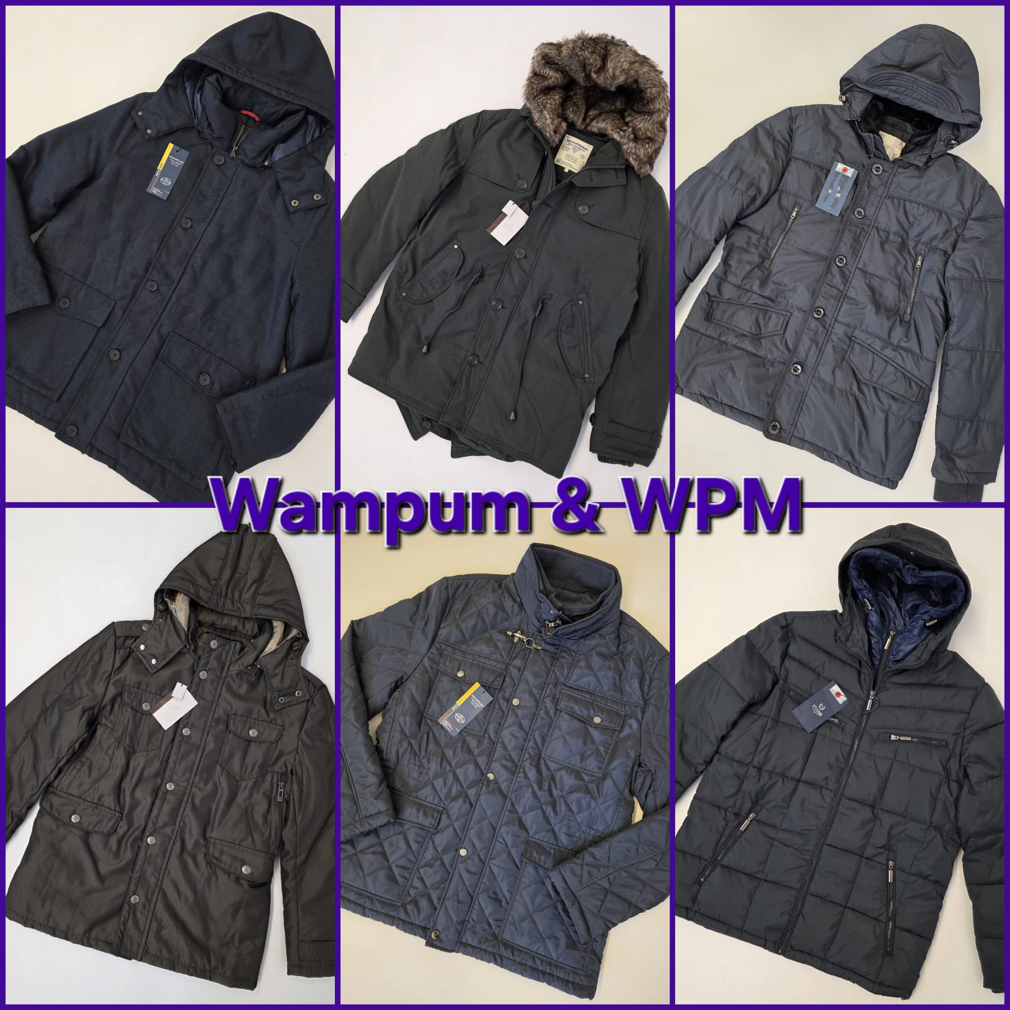 050190 Микс мужских курток Wampum и WPM