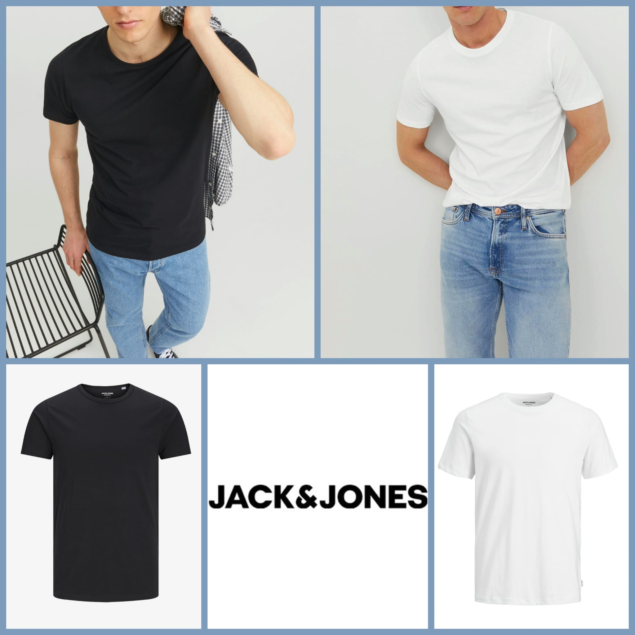 010078 Mens T-Shirts Jack&amp;Jones