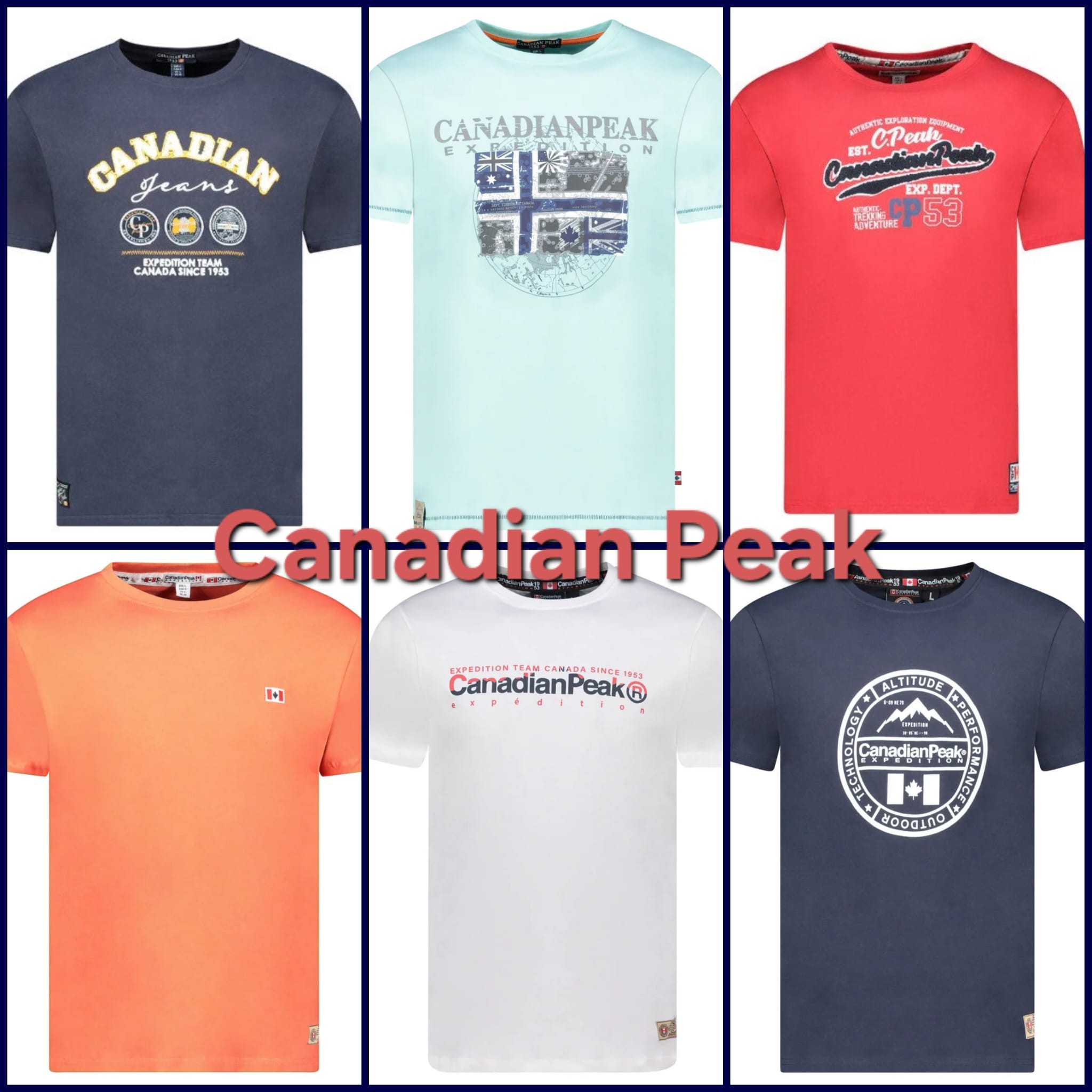 010106 Men’s T-Shirt Mix Canadian Peak
