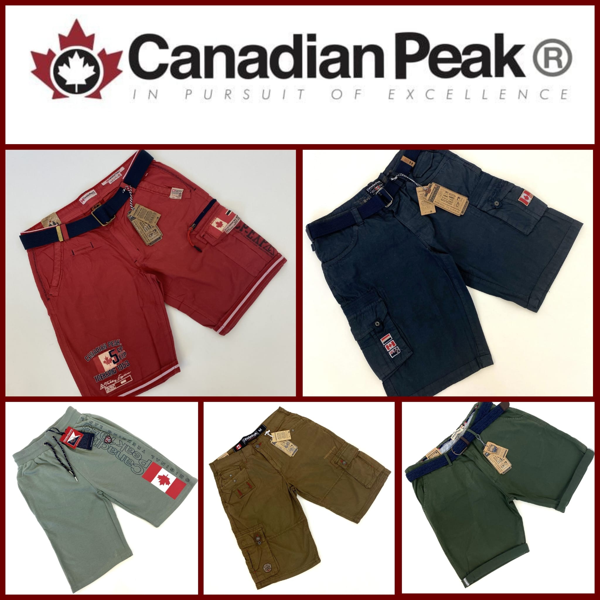 010107 Men’s Shorts Mix Canadian Peak