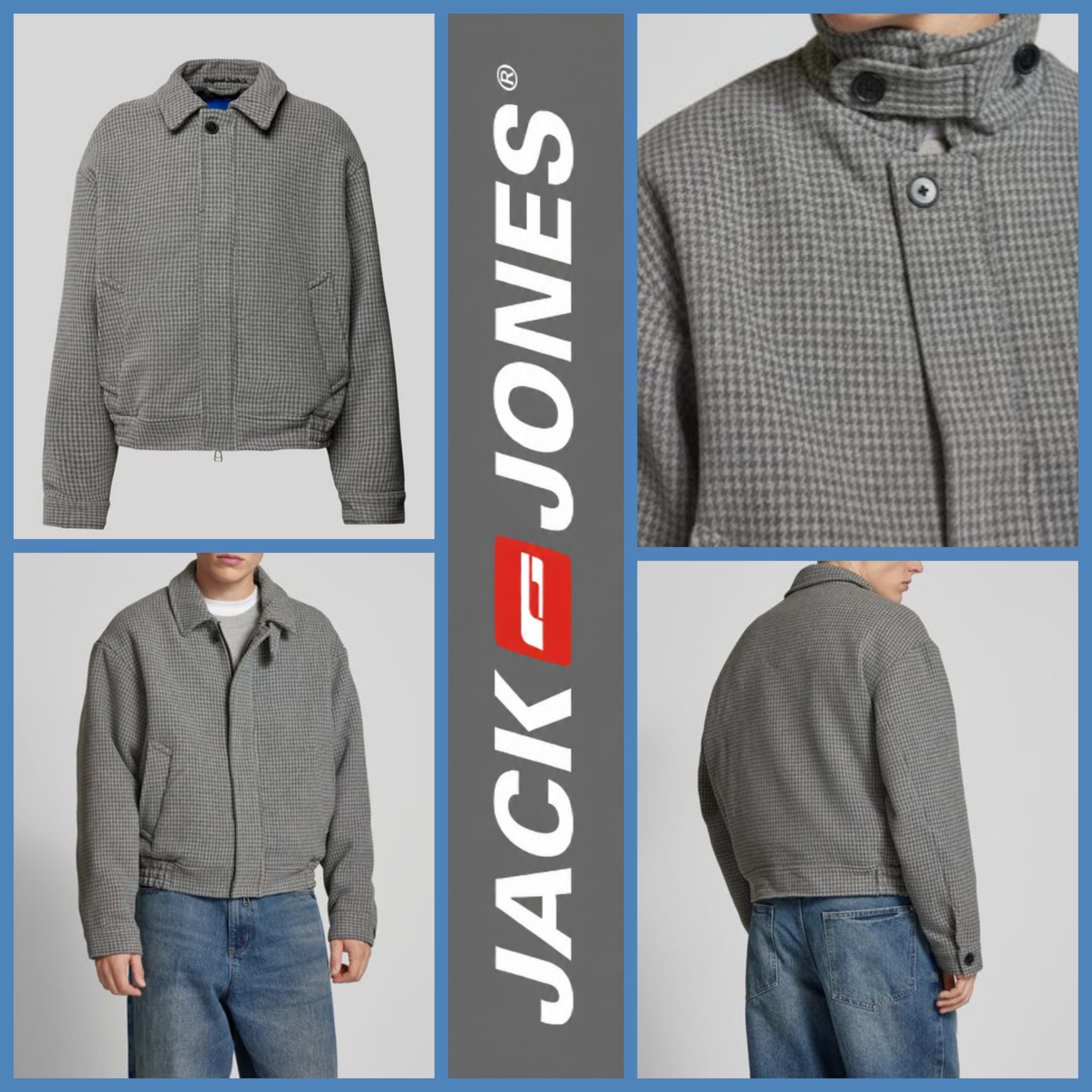 050226 Мужская куртка-бомбер Jack &amp; Jones