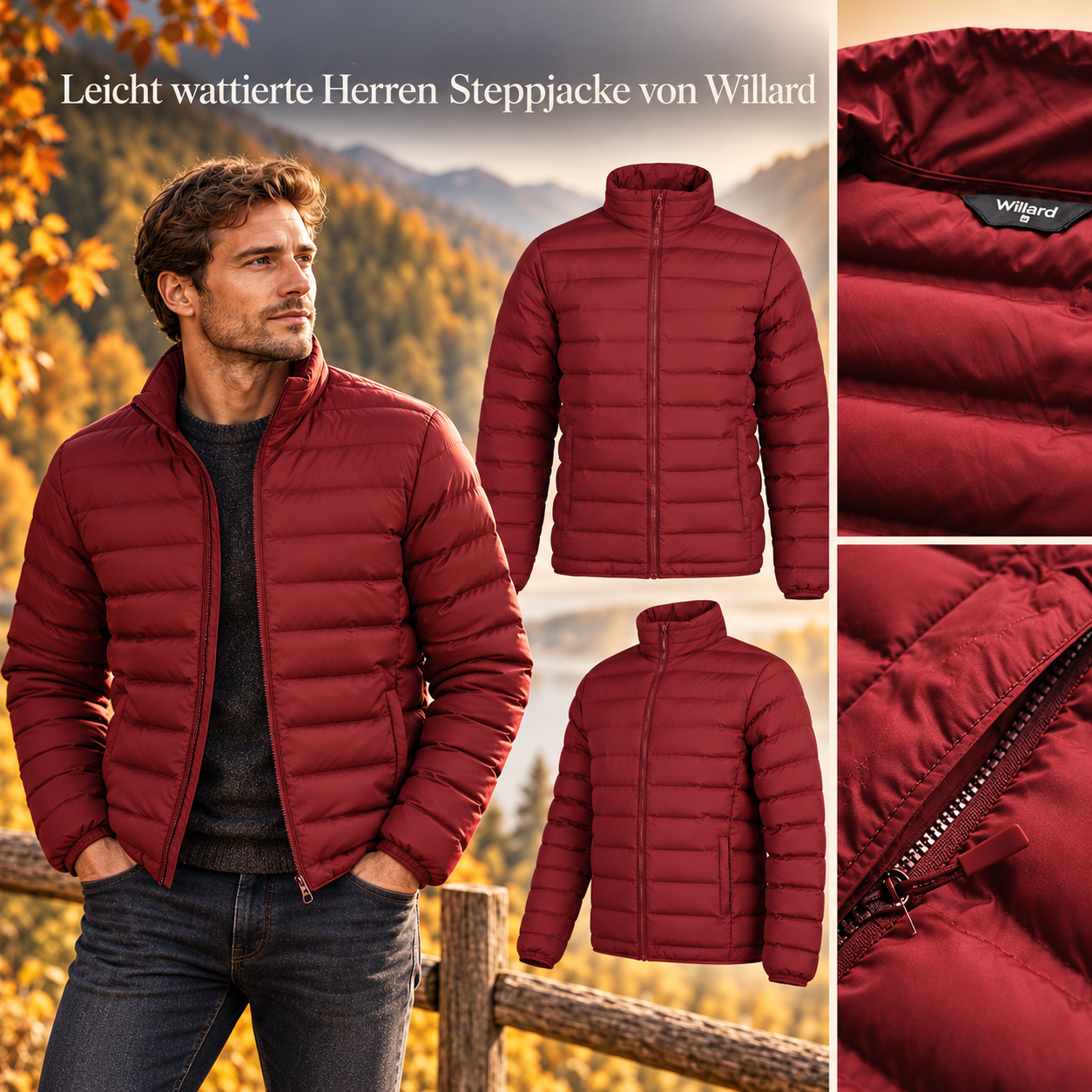 050231 Men's Insulated Quilted Jacket Willard