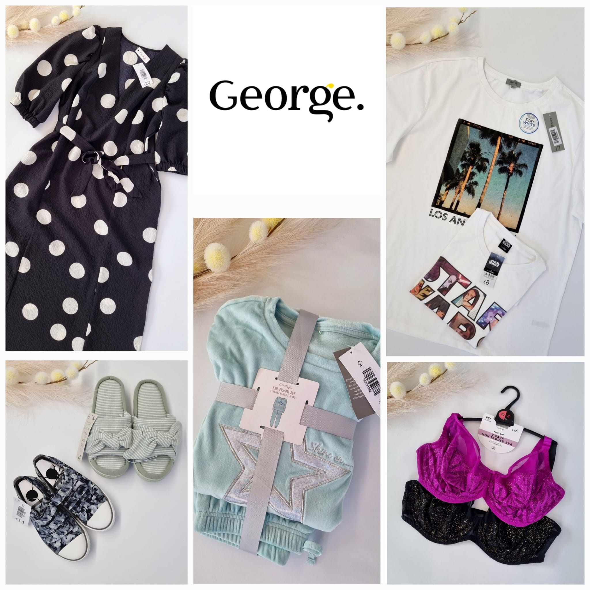 A mix of clothing and accessories from George