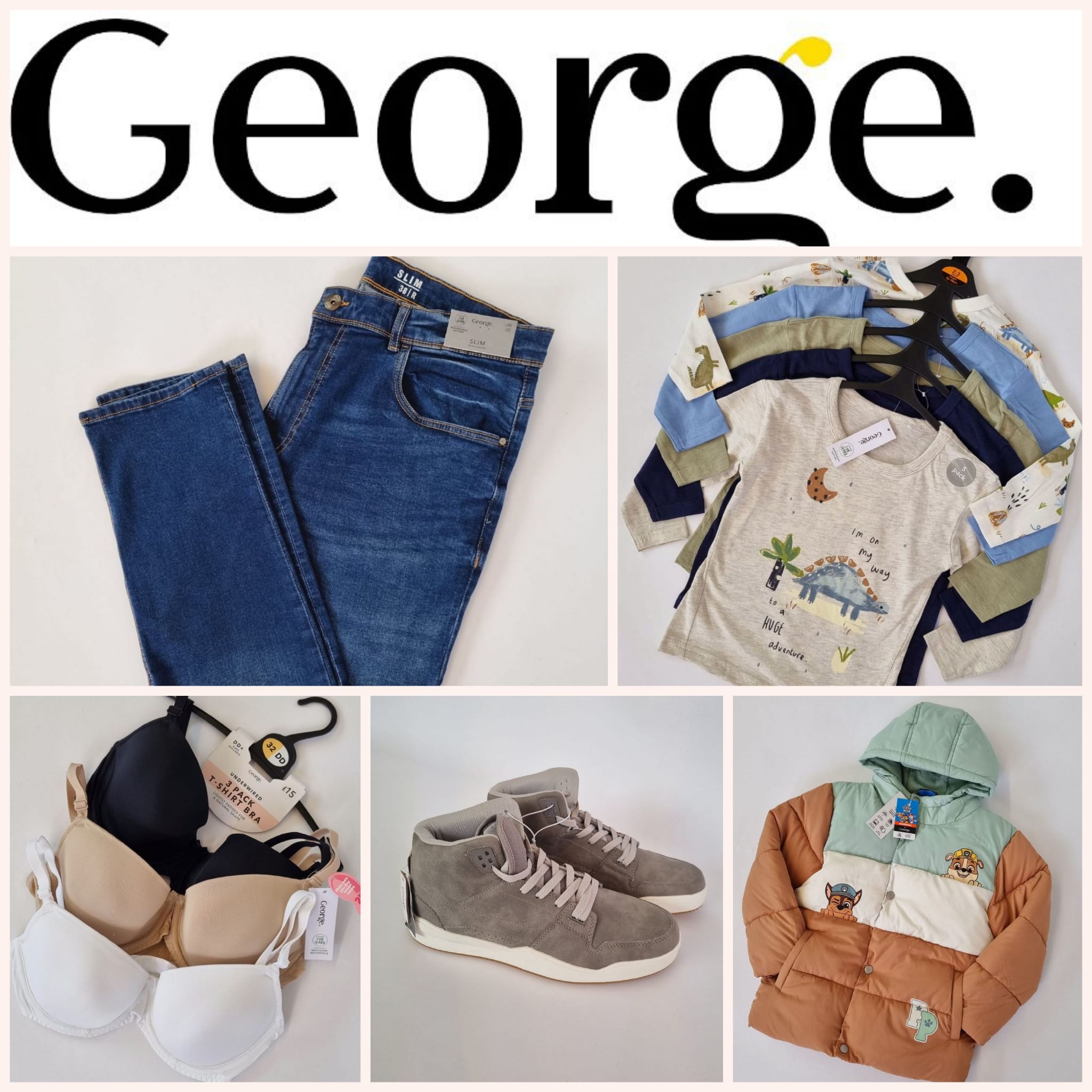 Mélange de vêtements et accessoires par George