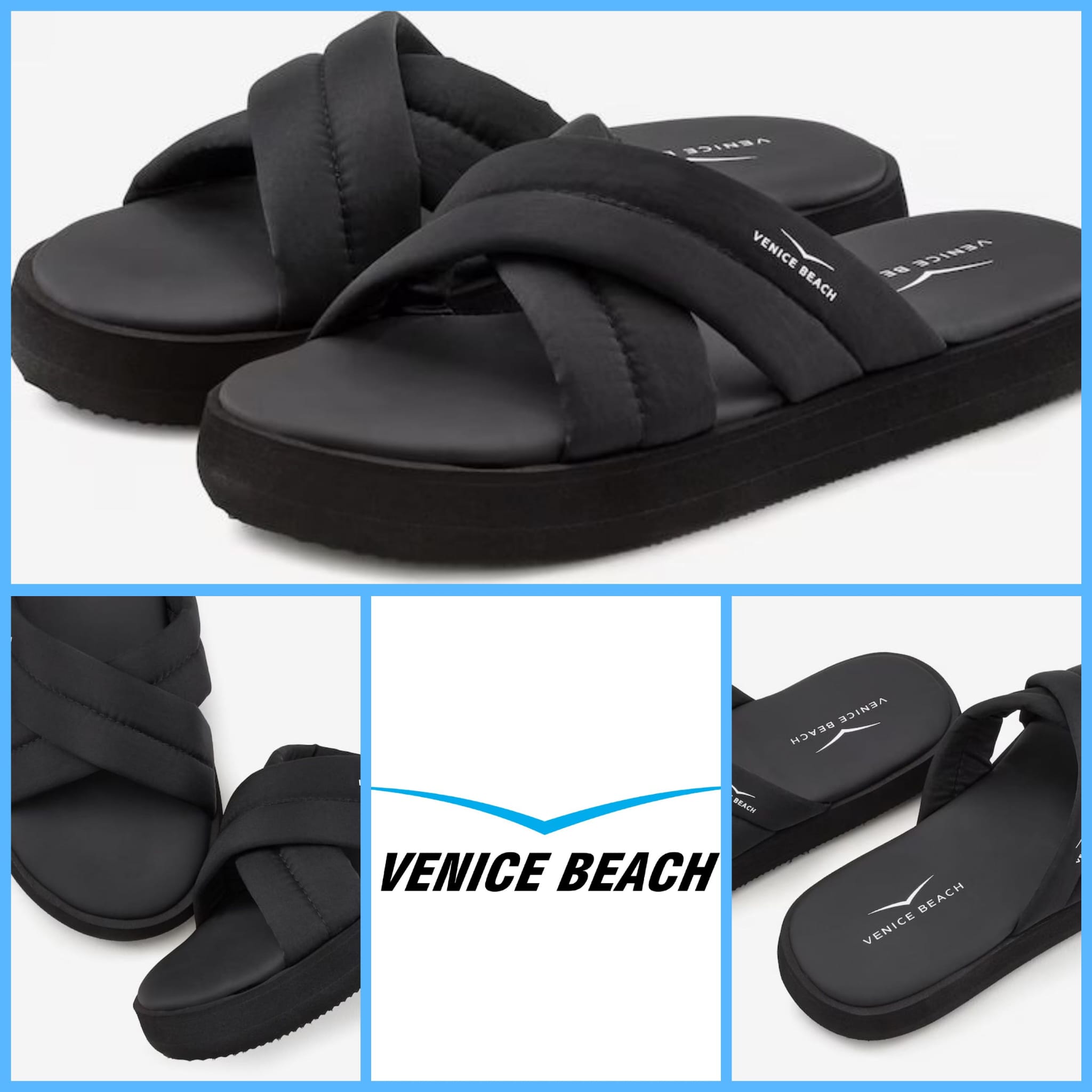 Женские черные пантолеты от Venice Beach