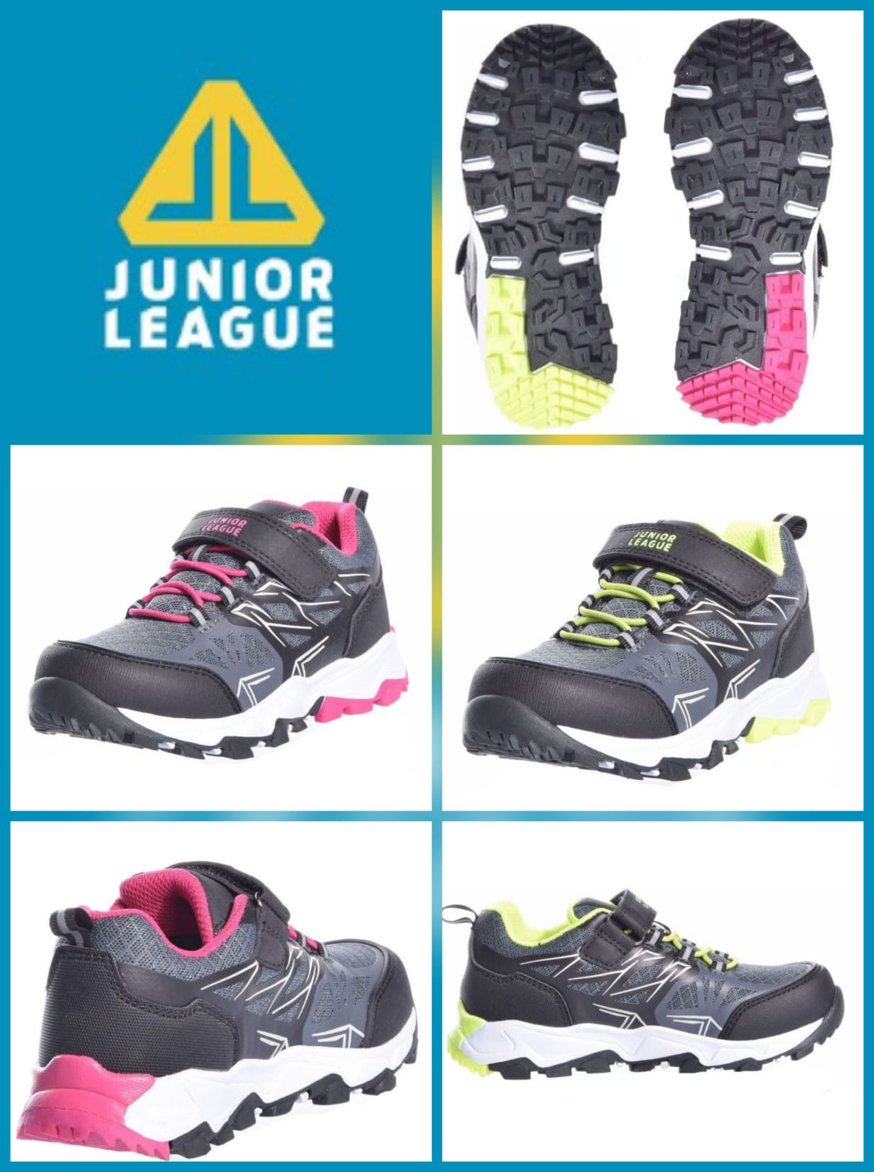 060126 Kids’ Trekking Sneakers Junior League