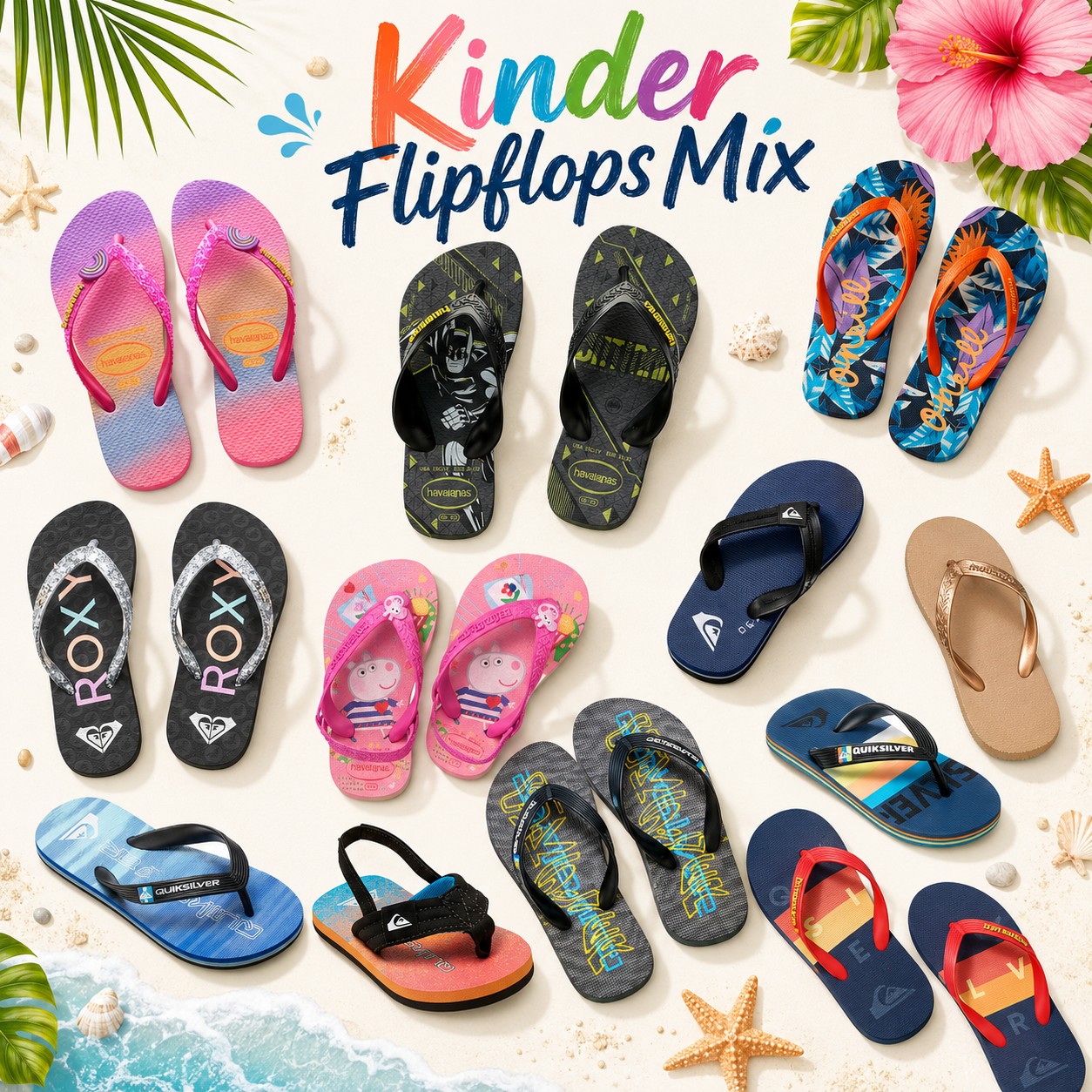 060144 Kids' Flip-Flops Mix
