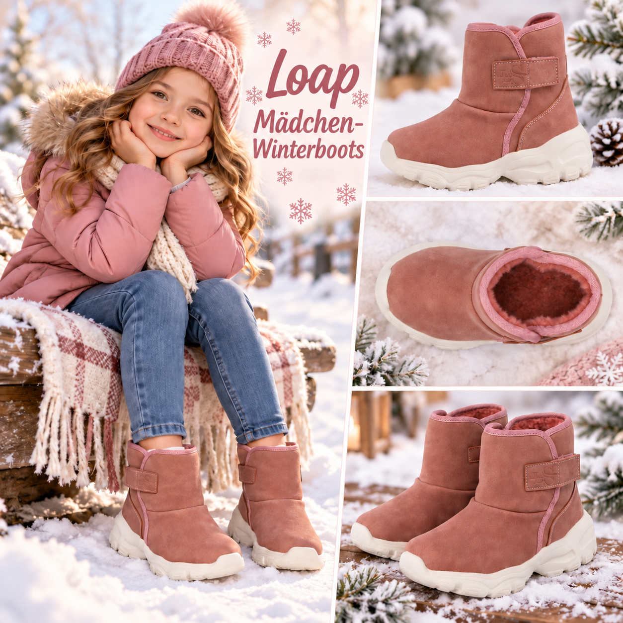 060160 Loap Mädchen-Winterboots
