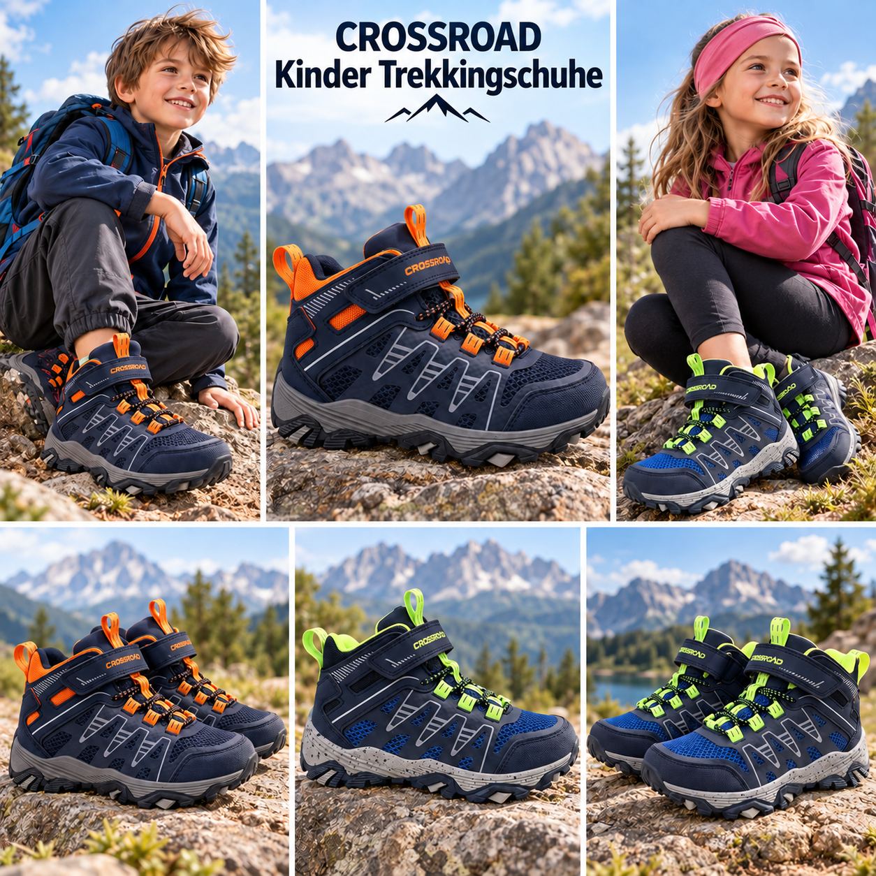 060162 Crossroad Kinder-Trekkingschuhe