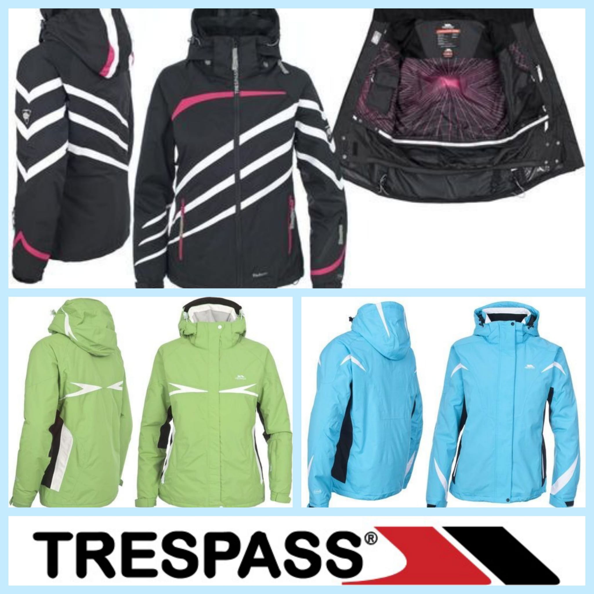 Женские лыжные куртки Trespass