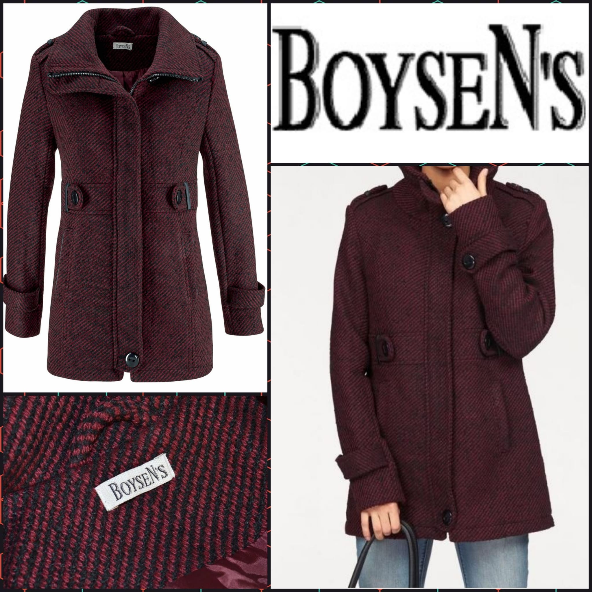 Наши цены – бомба!!! Женское полупальто Boysen's