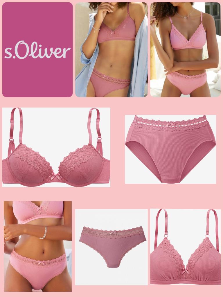 Bras and panties by S.Oliver