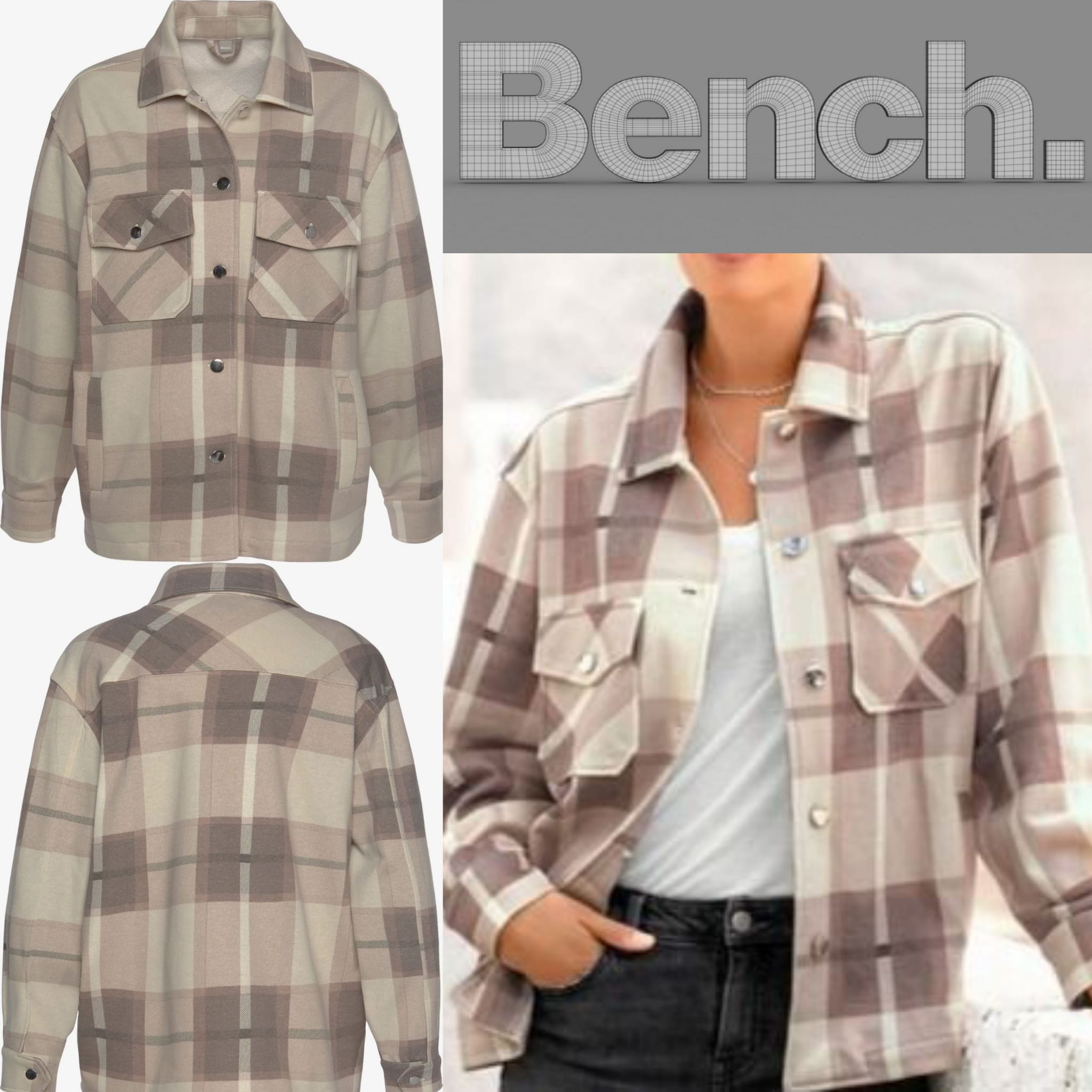 Женские куртки-рубашки от Bench