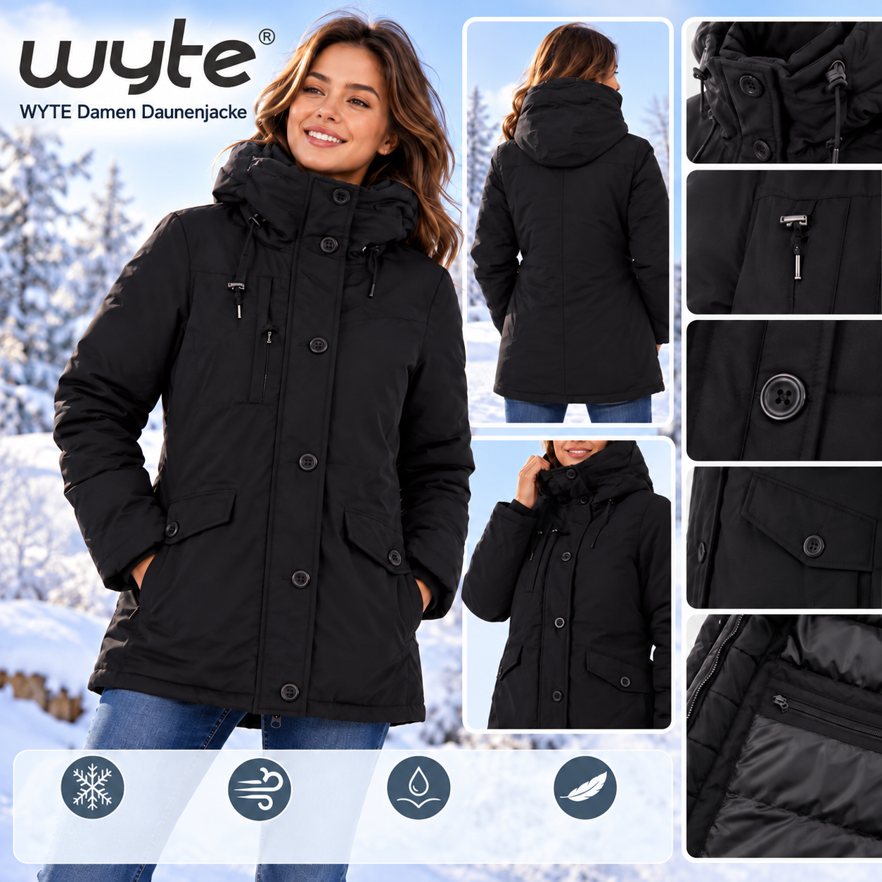 050034 Doudoune naturelle pour femme de WYTE