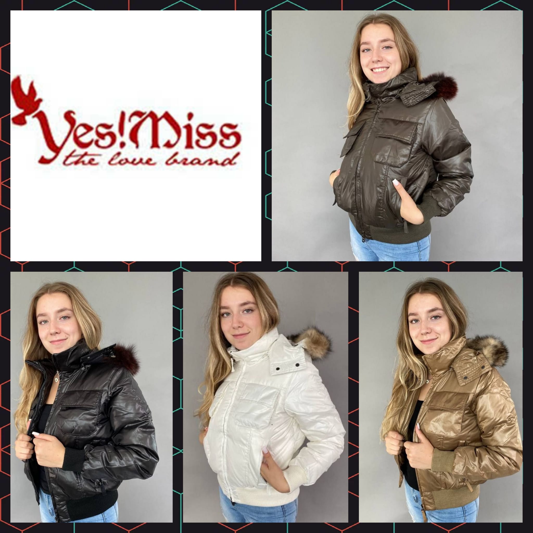Women's down jackets from Yes Miss 