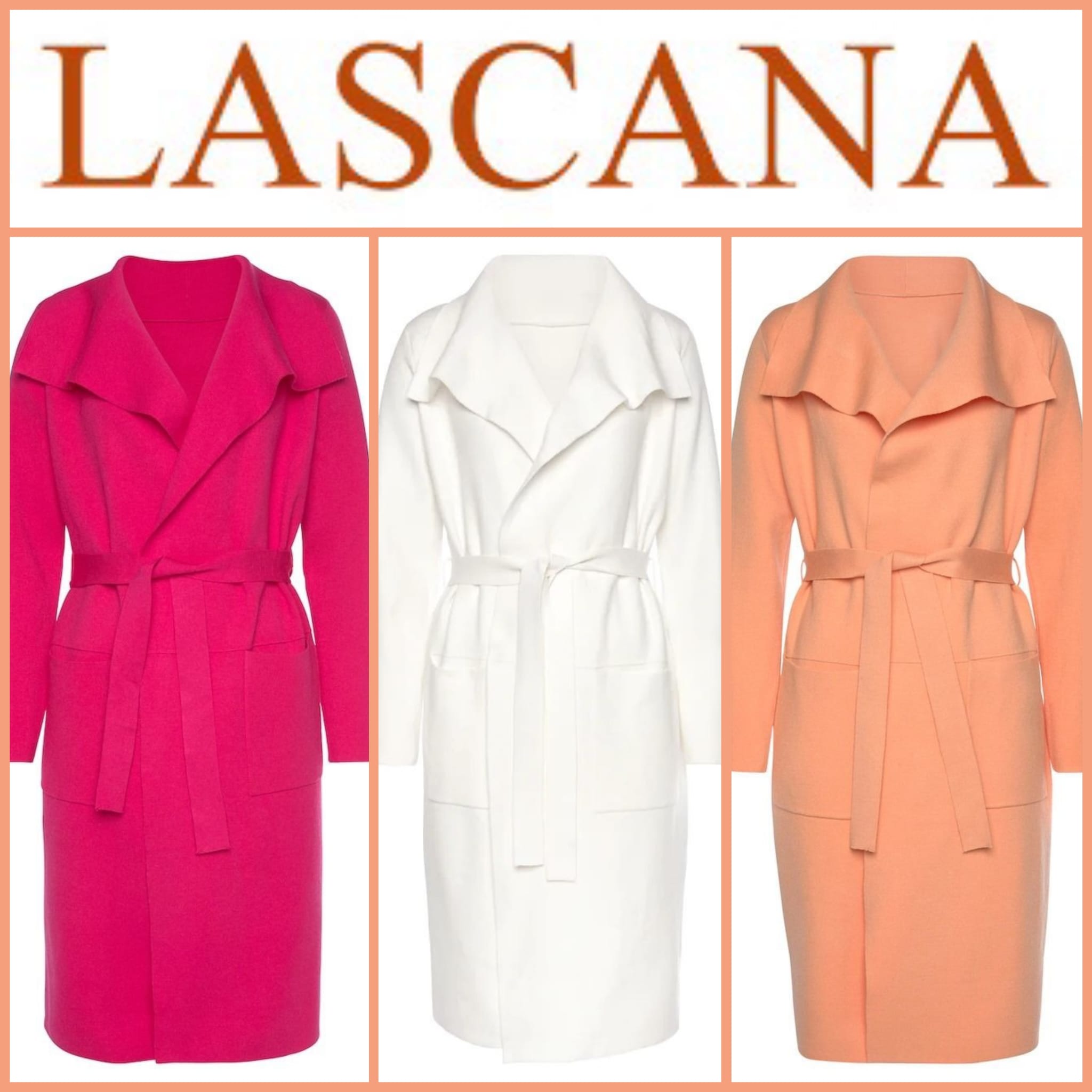 020131 Women's cardigan-coat from Lascanaот Lascana 