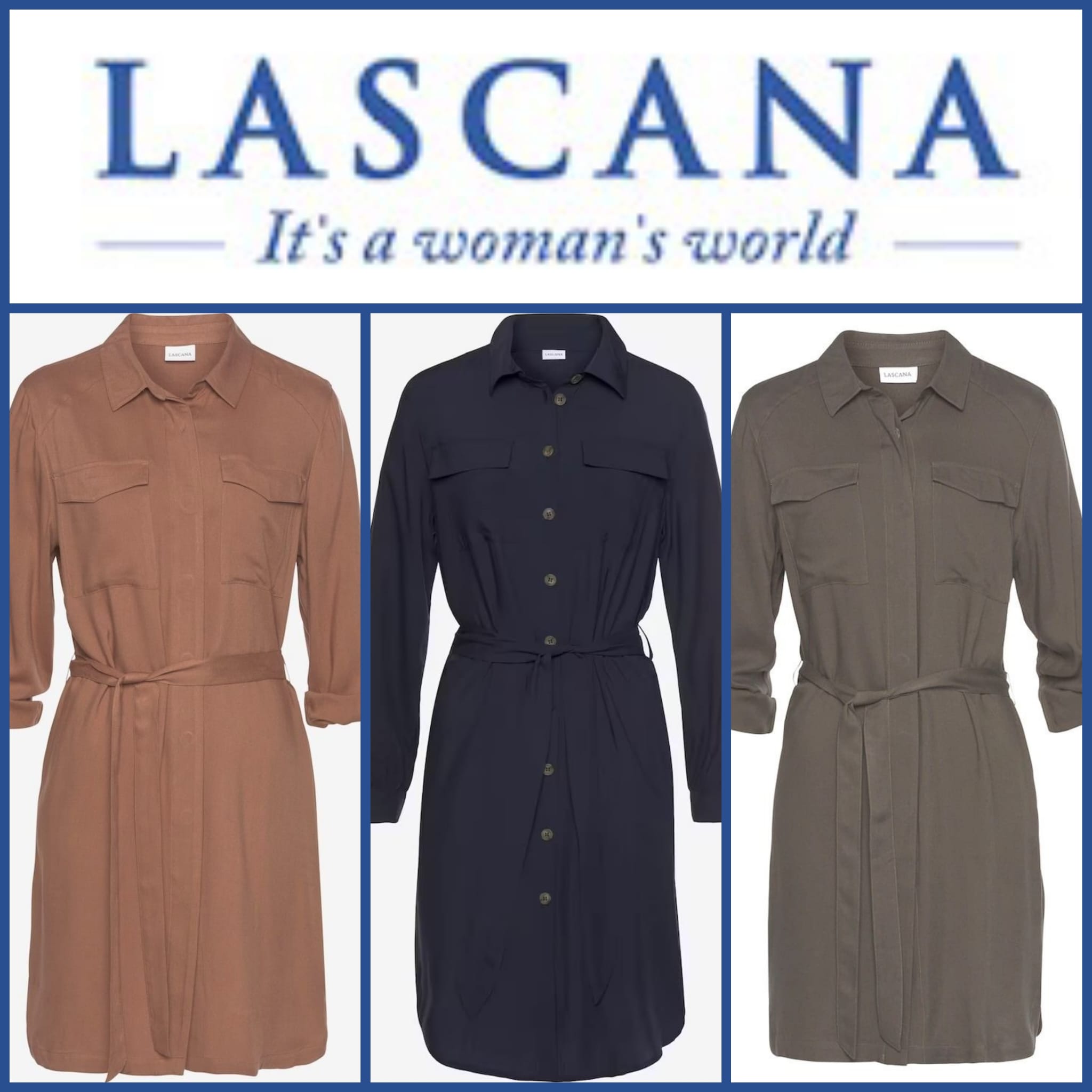 020143 Hemdkleider für Frauen von Lascana