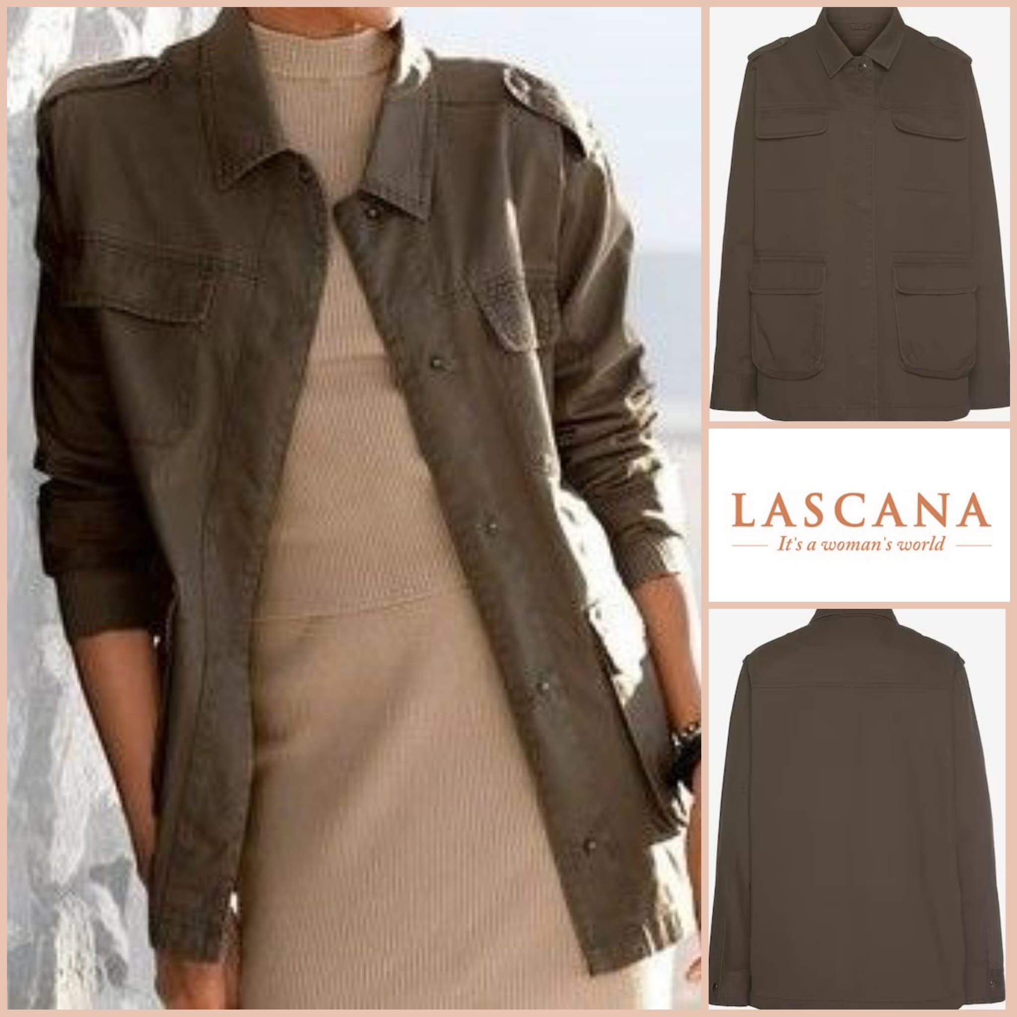 020154 Veste de chemise pour femme par Lascana