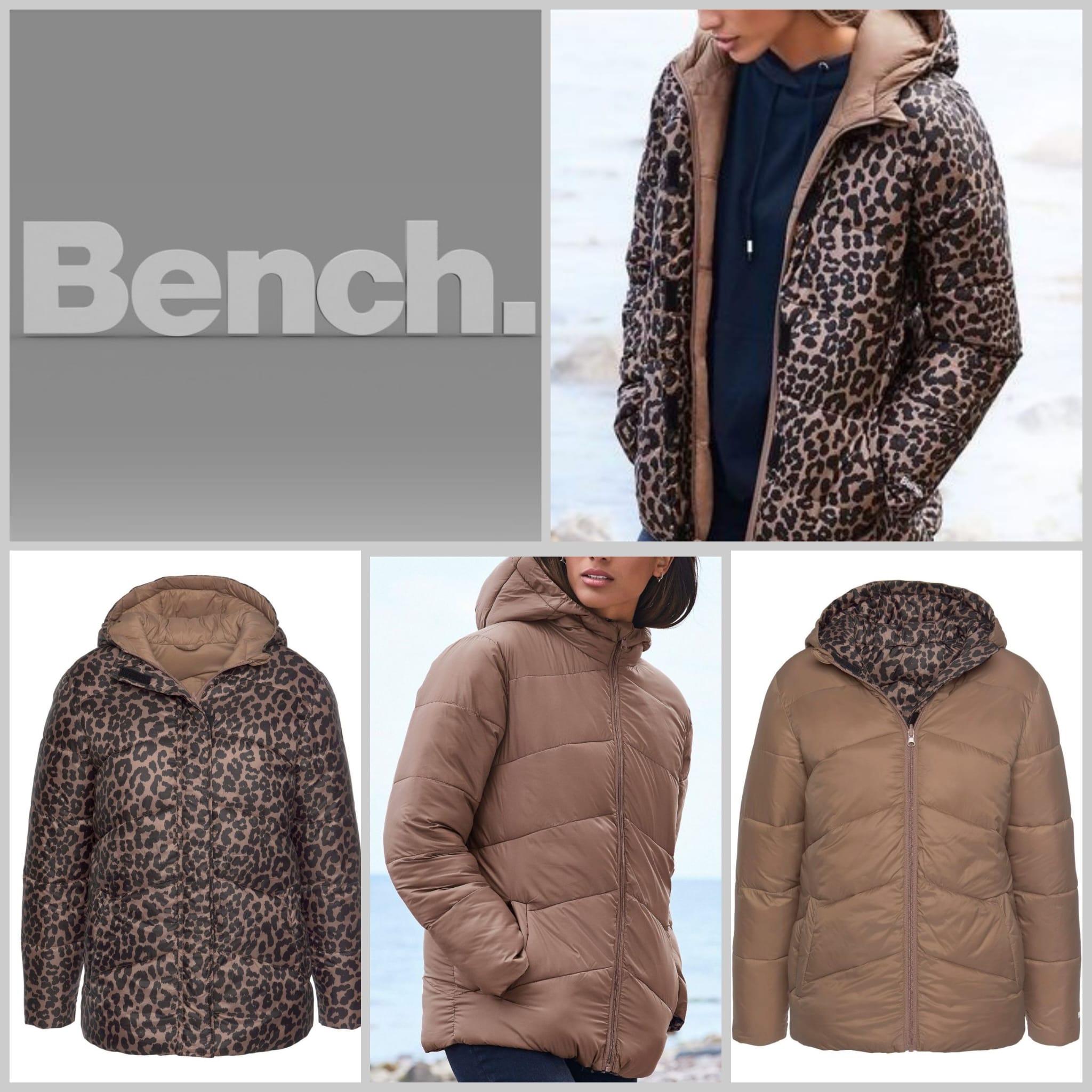 Women's reversible jackets from Bench