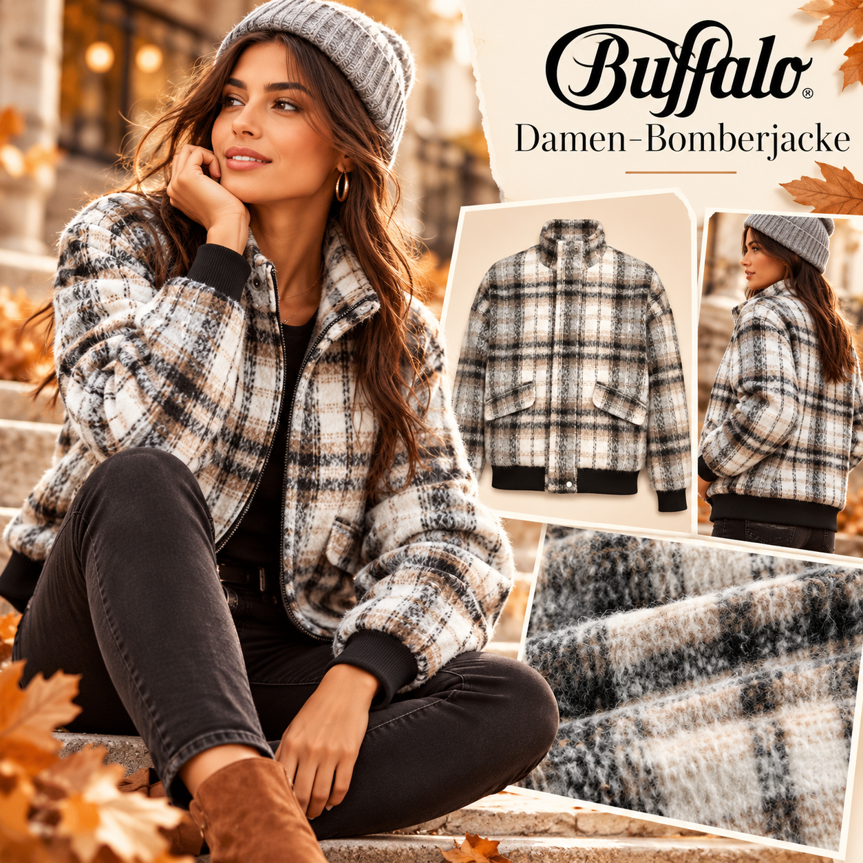 Buffalo Damen-Bomberjacke
