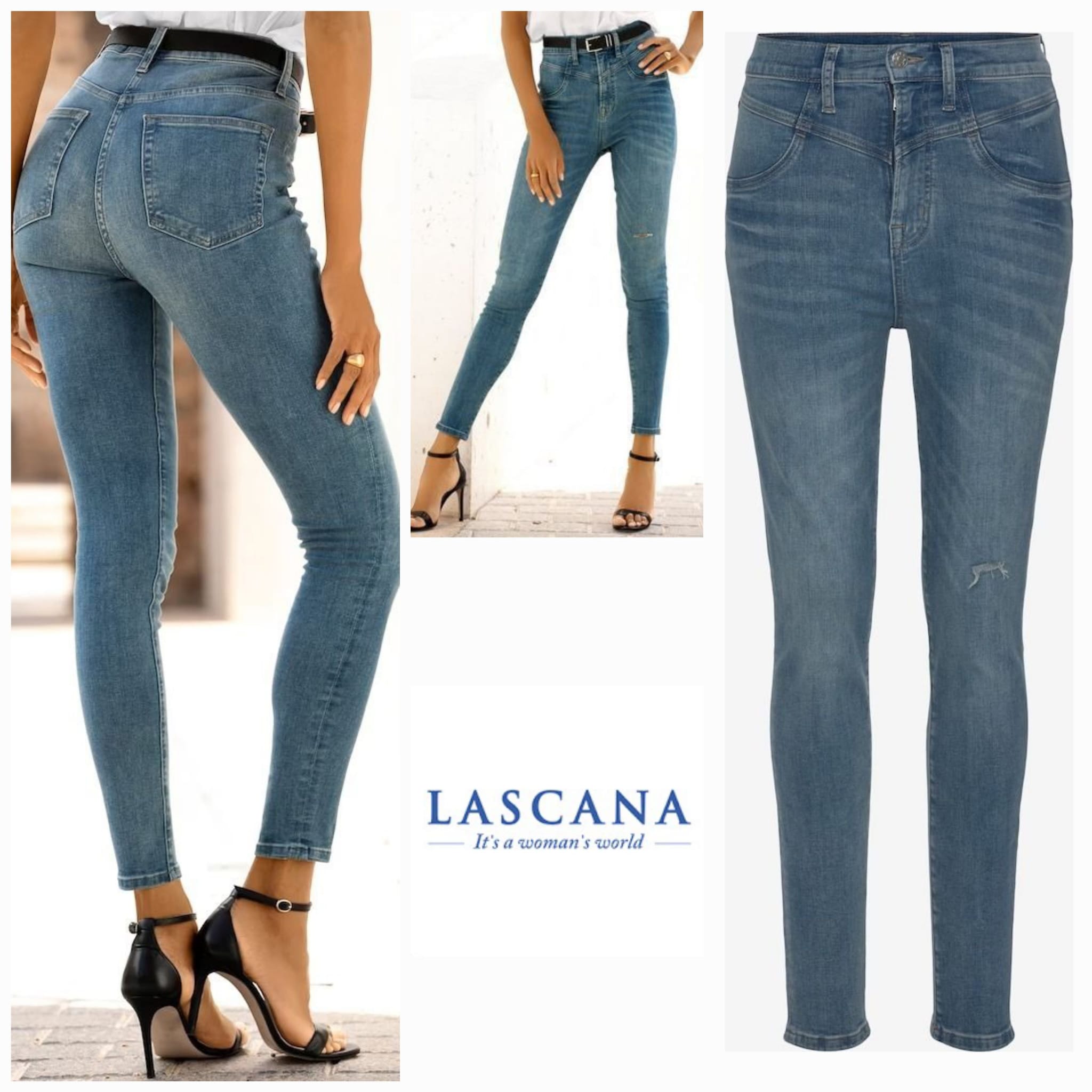 Женские джинсы-скинни от Lascana