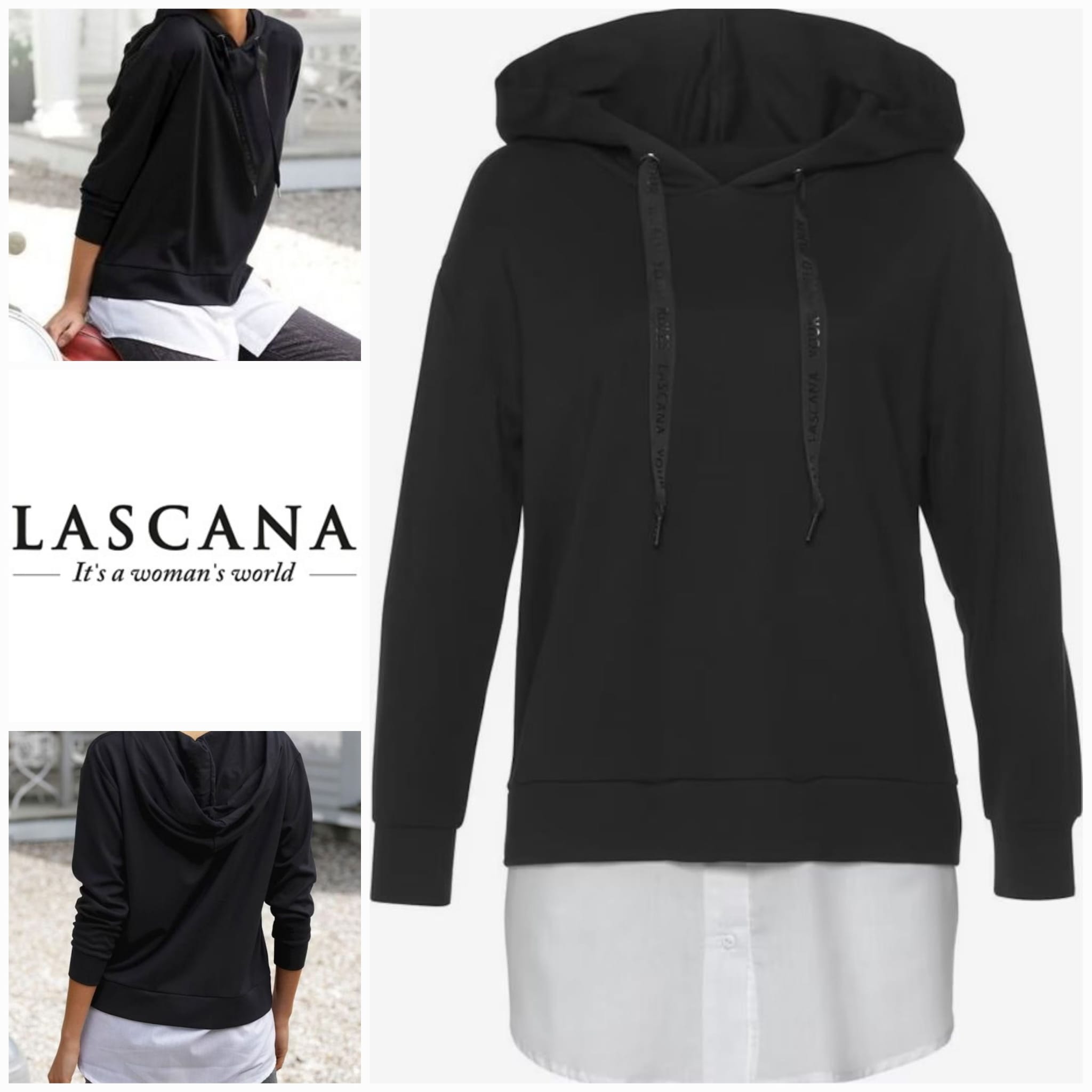 Women's hoodie by Lascana 2 in 1