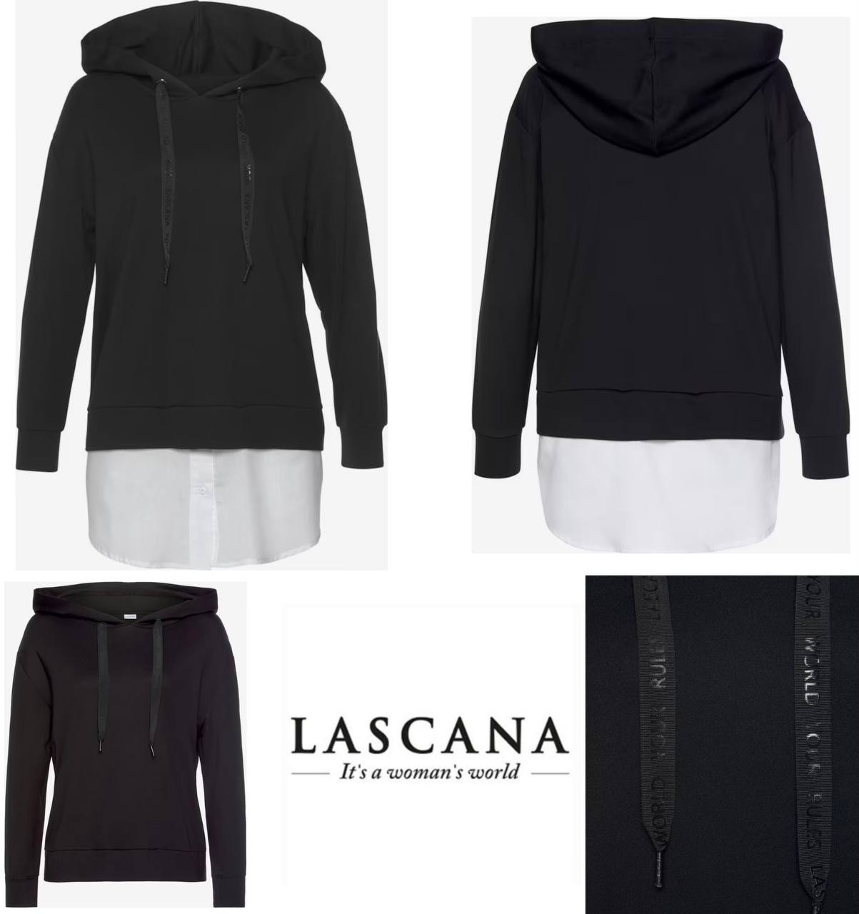 Women's hoodie by Lascana 2 in 1