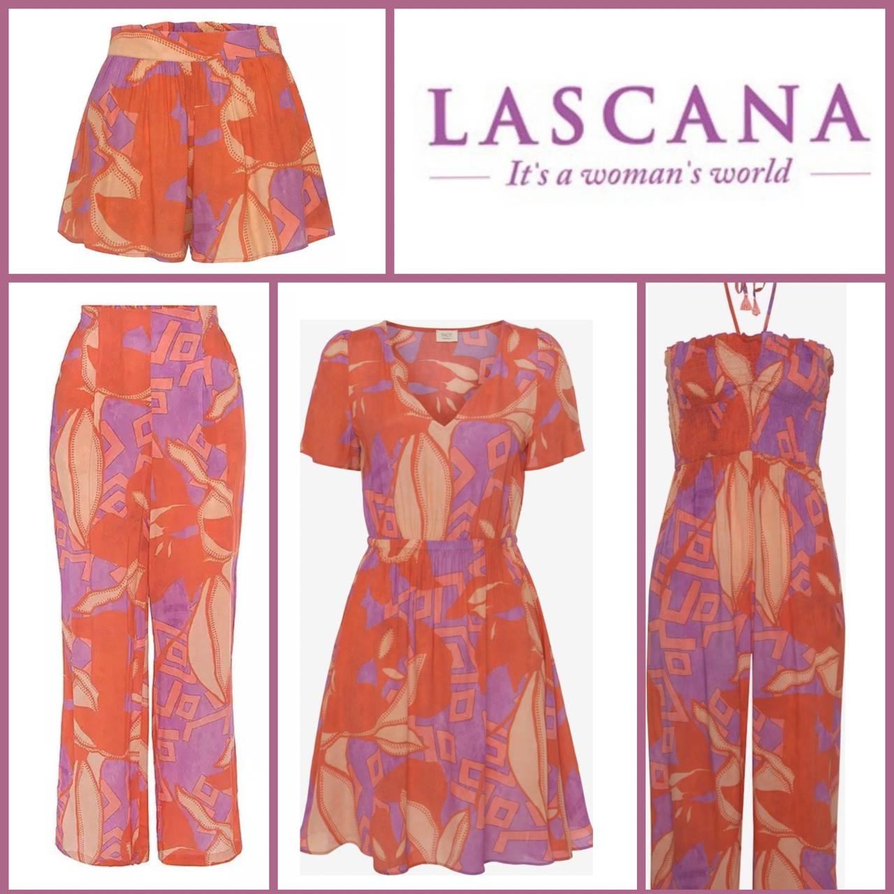 A mix of summer clothes from Lascana